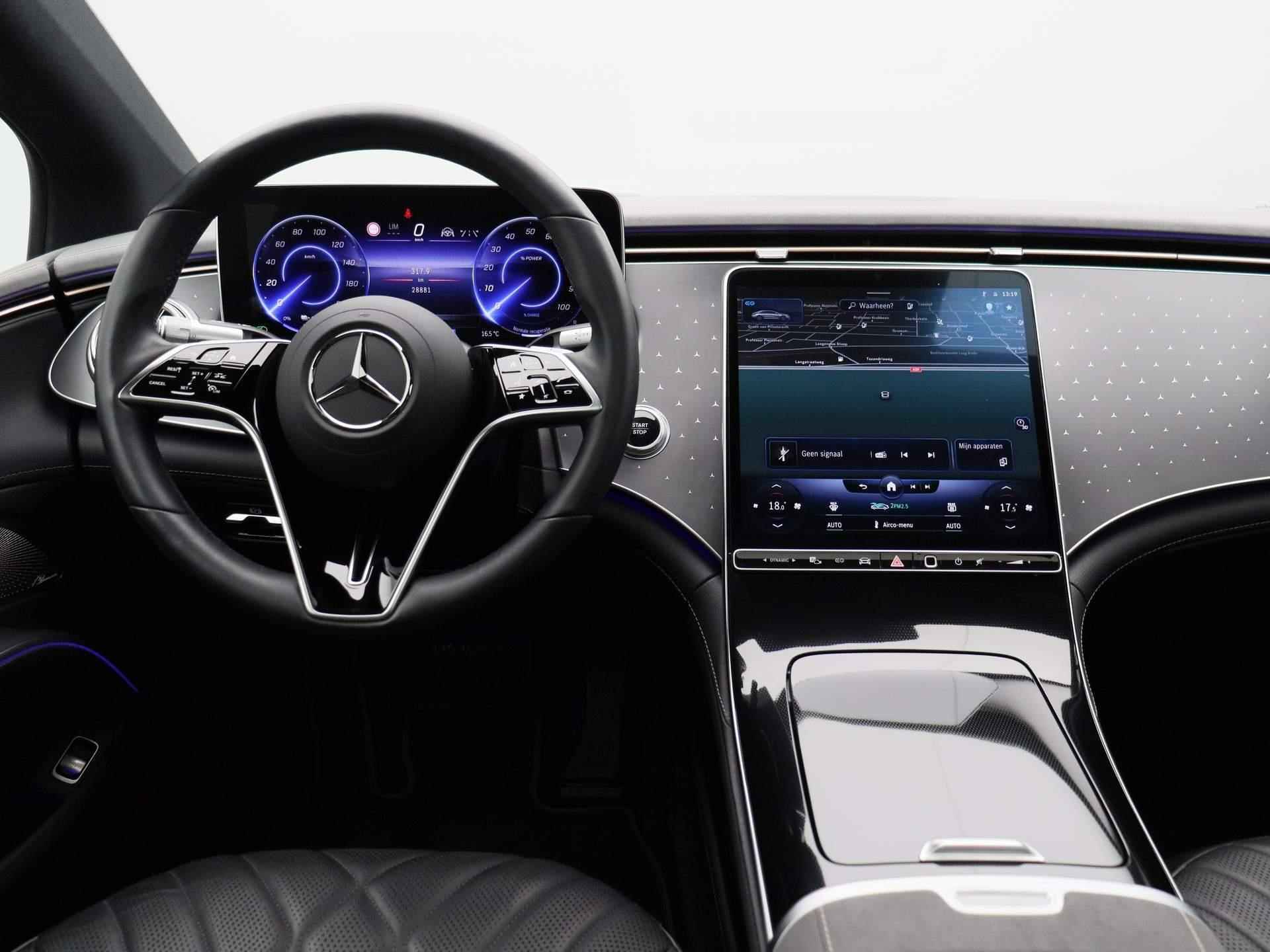 Mercedes-Benz EQS 450+ AMG Line 108 kWh | Leder Interieur | Camera's | Schuifdak | Achterasbesturing | Inklapbare Trekhaak | Memory Seats | Burmester Audio | Stoelverwarming | 21'' | - 7/68