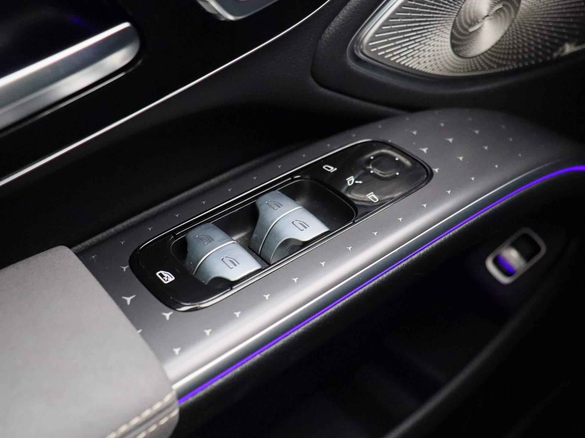 Mercedes-Benz EQS 450+ AMG Line 108 kWh | Leder Interieur | Camera's | Schuifdak | Achterasbesturing | Inklapbare Trekhaak | Memory Seats | Burmester Audio | Stoelverwarming | 21'' | - 30/68