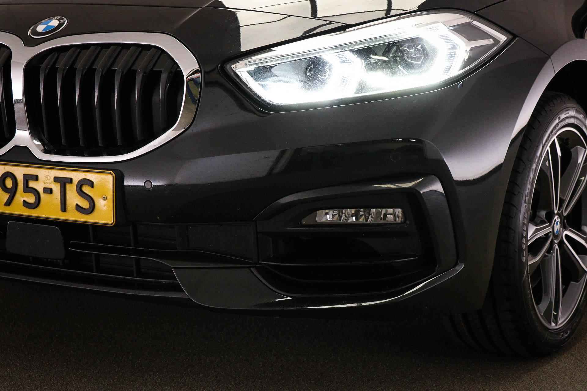 BMW 1-serie 118i Executive Sportline | LED | CLIMA | HALF LEDER | CRUISE | NAVI | DAB | APPLE | PDC | 17" | DEALER ONDERHOUDEN | M-sport | - 10/52