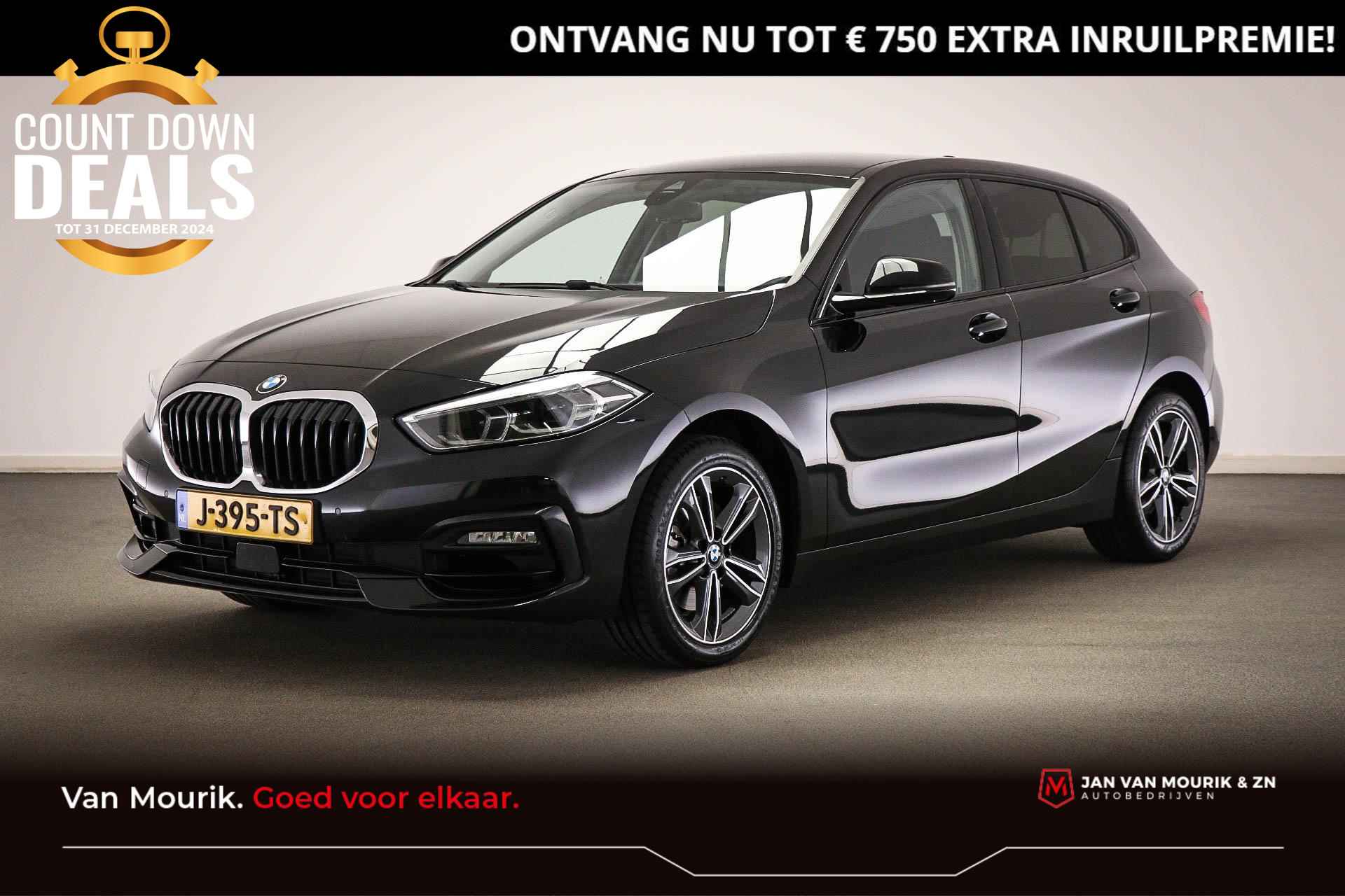 BMW 1-serie 118i Executive Sportline | LED | CLIMA | HALF LEDER | CRUISE | NAVI | DAB | APPLE | PDC | 17" | DEALER ONDERHOUDEN | M-sport | - 1/52