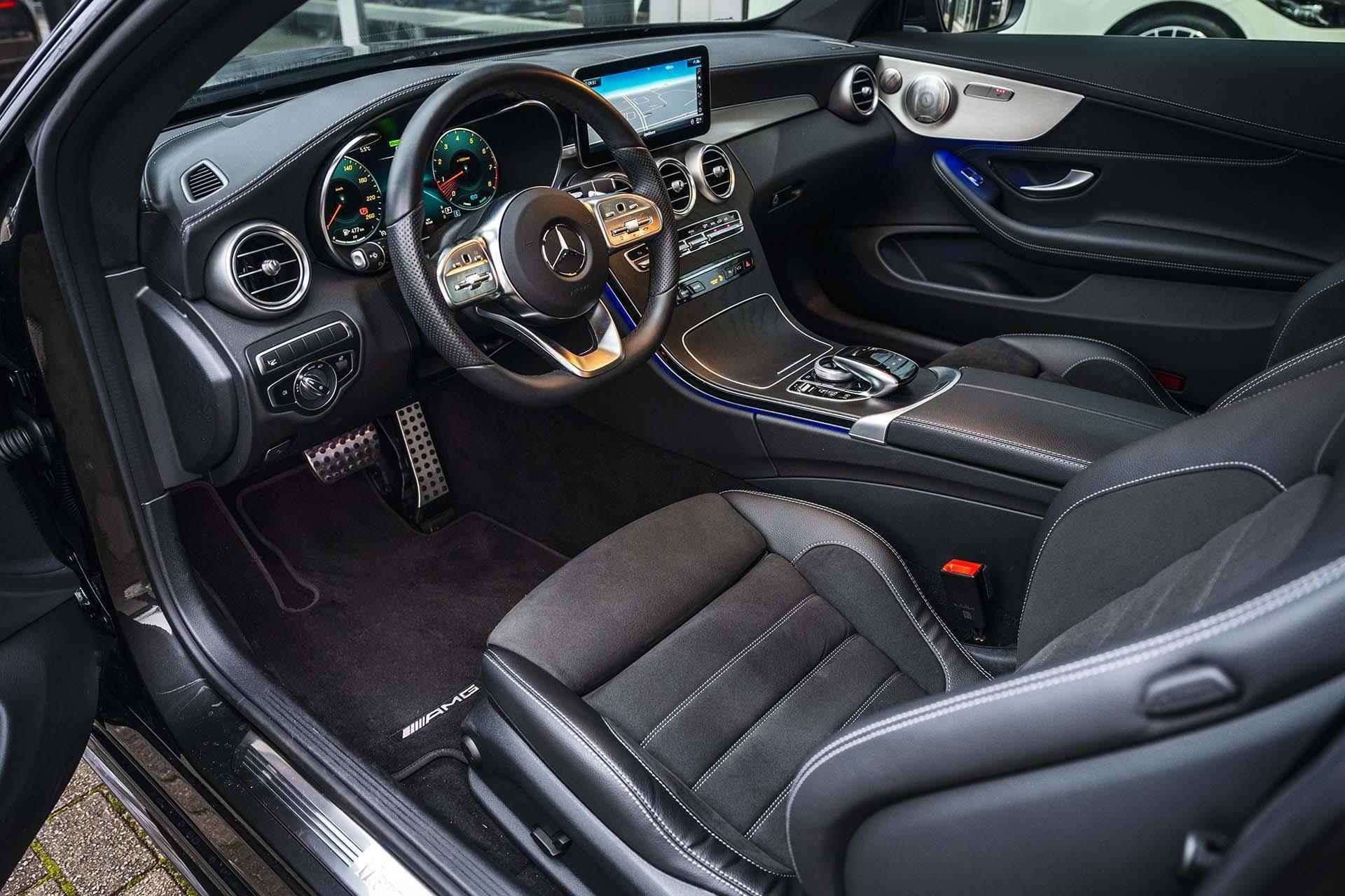 Mercedes-Benz C-klasse 200 Coupé AMG Night Premium Plus | Panoramadak | Burmester sound | 360° Camera | Apple CarPlay | Keyless | Head Up display | - 12/32