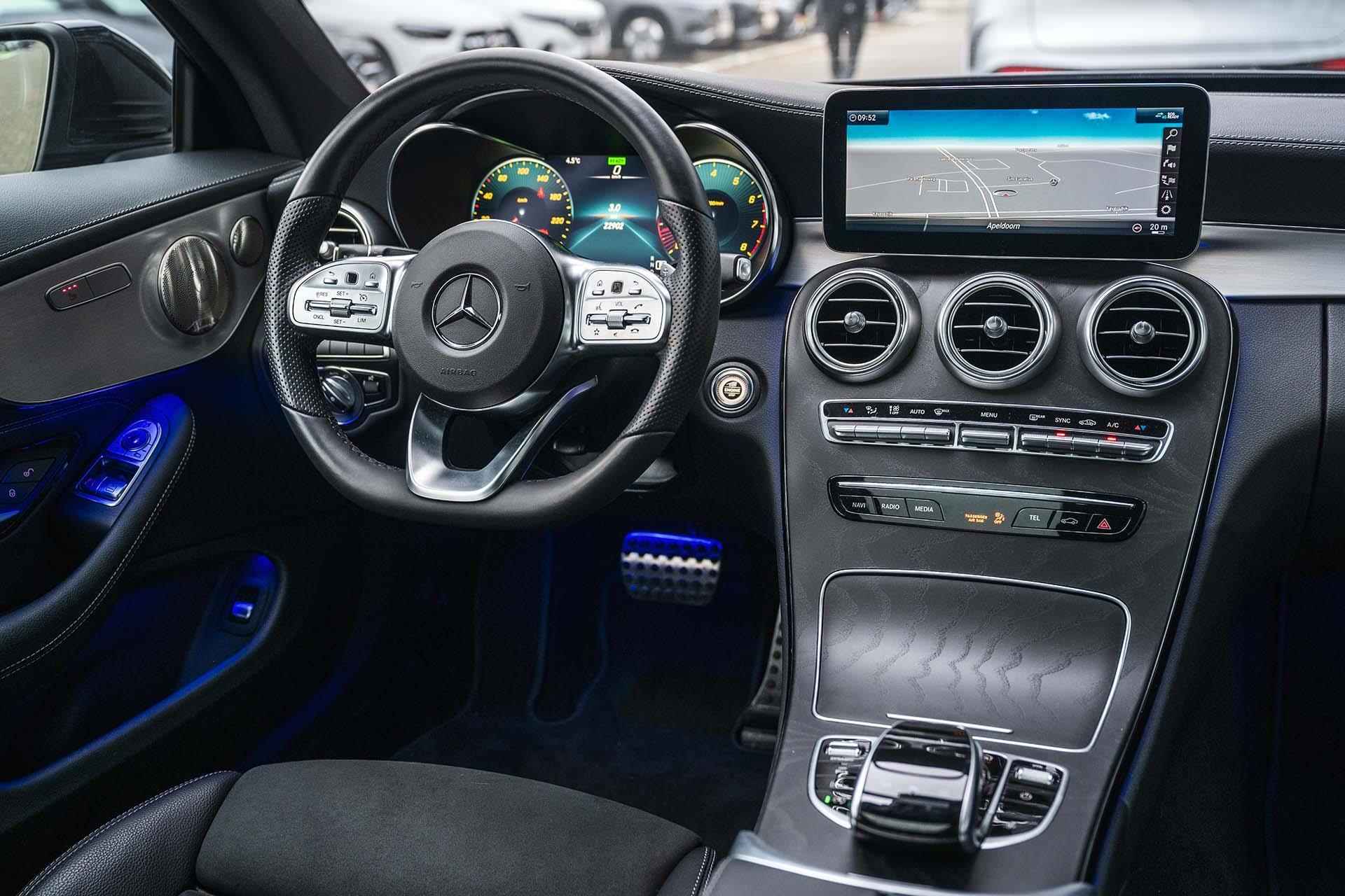Mercedes-Benz C-klasse 200 Coupé AMG Night Premium Plus | Panoramadak | Burmester sound | 360° Camera | Apple CarPlay | Keyless | Head Up display | - 17/32