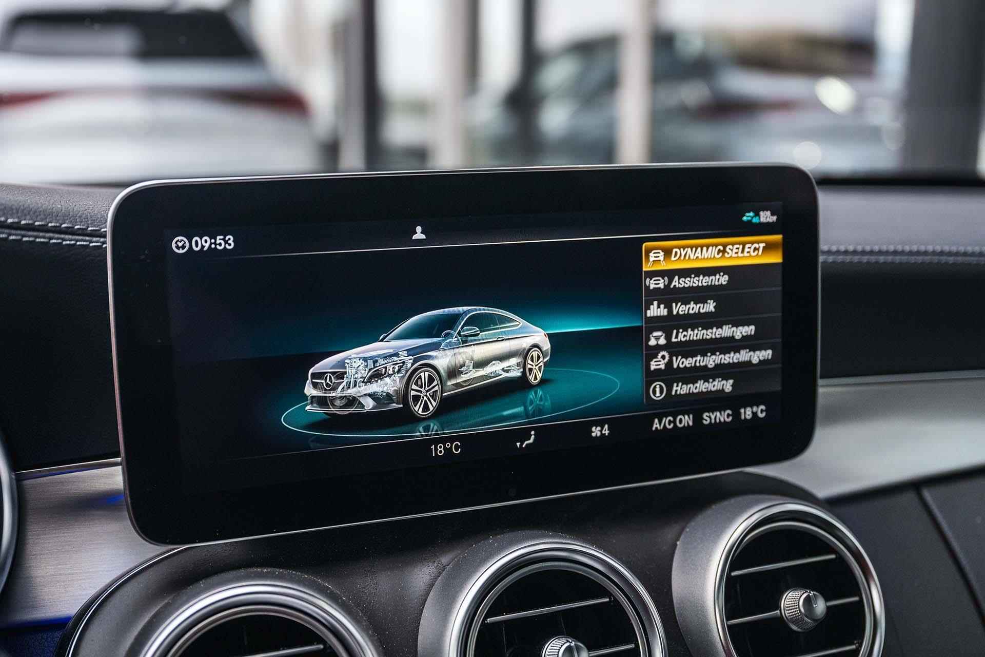 Mercedes-Benz C-klasse 200 Coupé AMG Night Premium Plus | Panoramadak | Burmester sound | 360° Camera | Apple CarPlay | Keyless | Head Up display | - 20/32