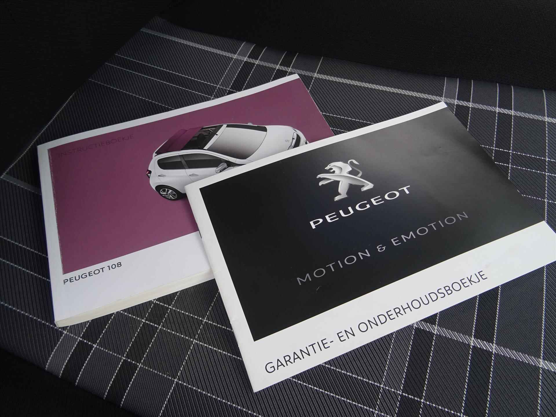 Peugeot 108 1.0 E-VTI ACTIVE 3DRS AC/CV+AB/BLUETOOTH/ELEK.RAMEN/MIST.LAMP/42.000KM - 25/36