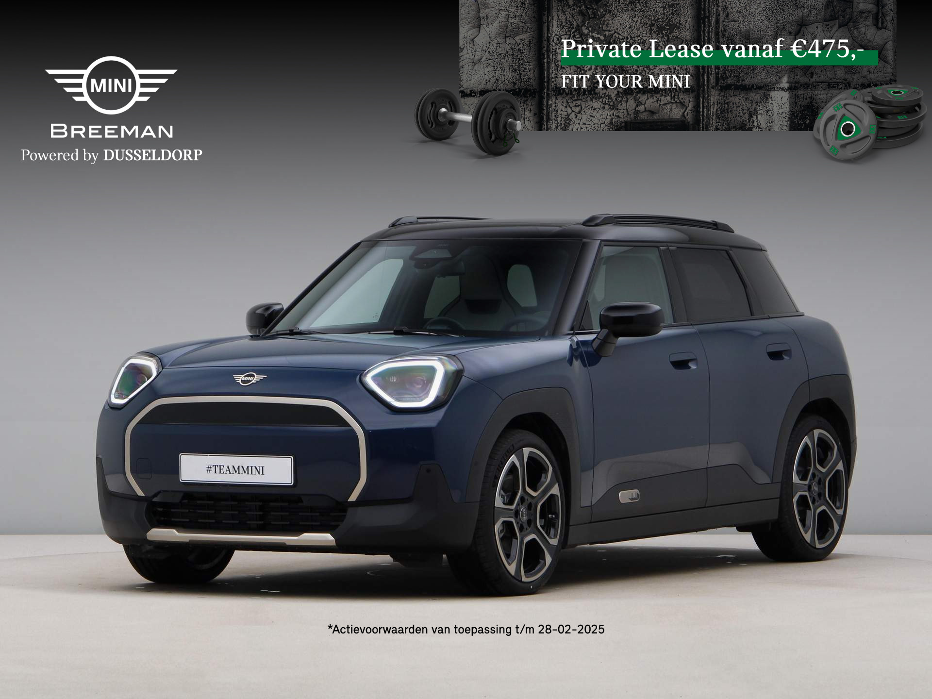 MINI Aceman E Favoured Pakket M PRIVATE LEASE EUR 509,- (48 mnd/10.000 km)