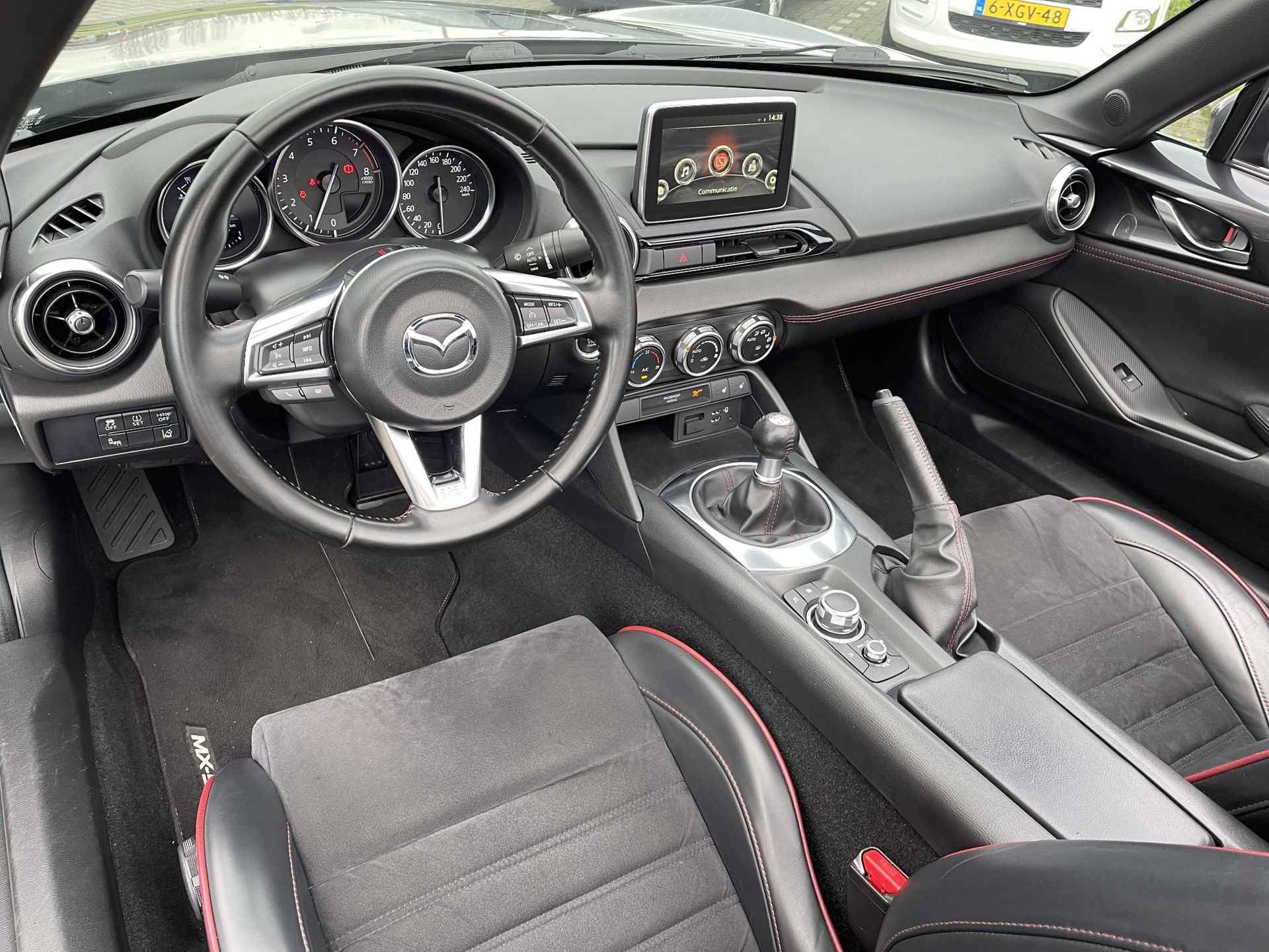 Mazda MX-5 2.0 SkyActiv-G 160 GT-M Sports Pack | Navigatie | Parkeersensors | Recaro Sportstoelen verwarmd | Cruise control | Rijklaarprijs! - 10/30