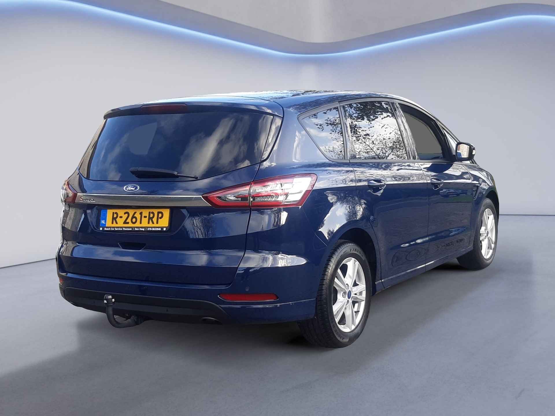 Ford S-Max 1.5 ST-Line (161 PK) Keurig-Onderh, 12-Mnd-BOVAG, 7-Pers, Trekhaak, Navigatie/Apple-Carplay/Android-Auto, Cruisecontrol, Parkeersensoren-V+A, Keyless-Entry/Start, Achteruitrijcamera, Stoelverwarming, Sportstoelen, Lm-Velgen-17Inch, Privacy-Glas - 3/30