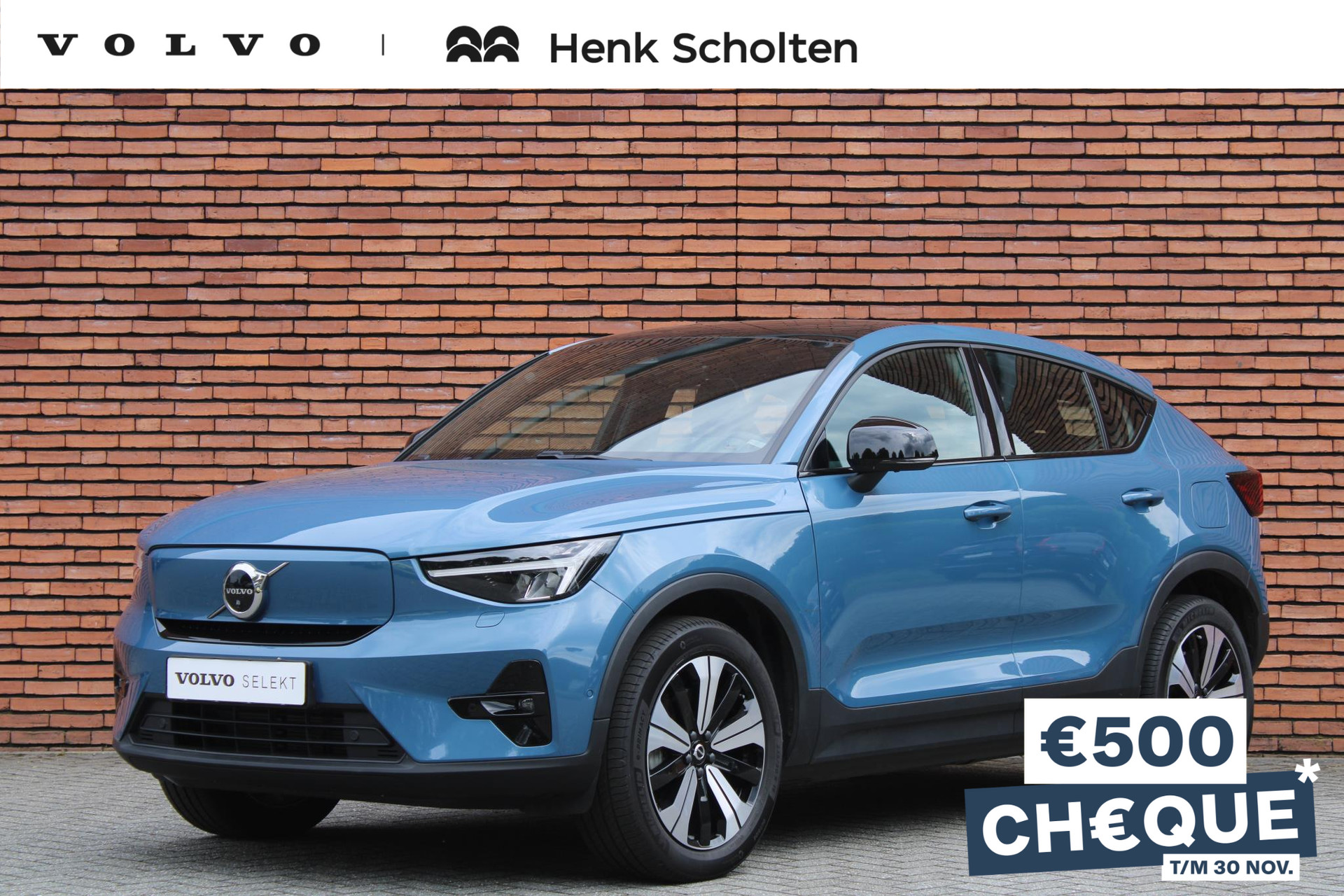 Volvo C40 Recharge 230PK Ultimate 69kWh, Panoramadak, 360 Graden Camera, 19'' Lichtmetalen Velgen, Elektrisch Verstelbare Voorstoelen, Adaptieve Cruise Control, Google Infotainment, Standkachel, Apple Carplay, Harman Kardon