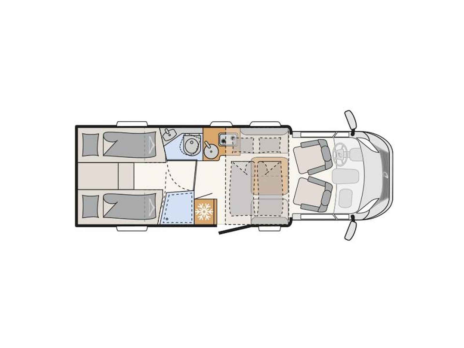 Dethleffs Trend T 7057 EBL automaat - NIEUWE TREND! - 25/25