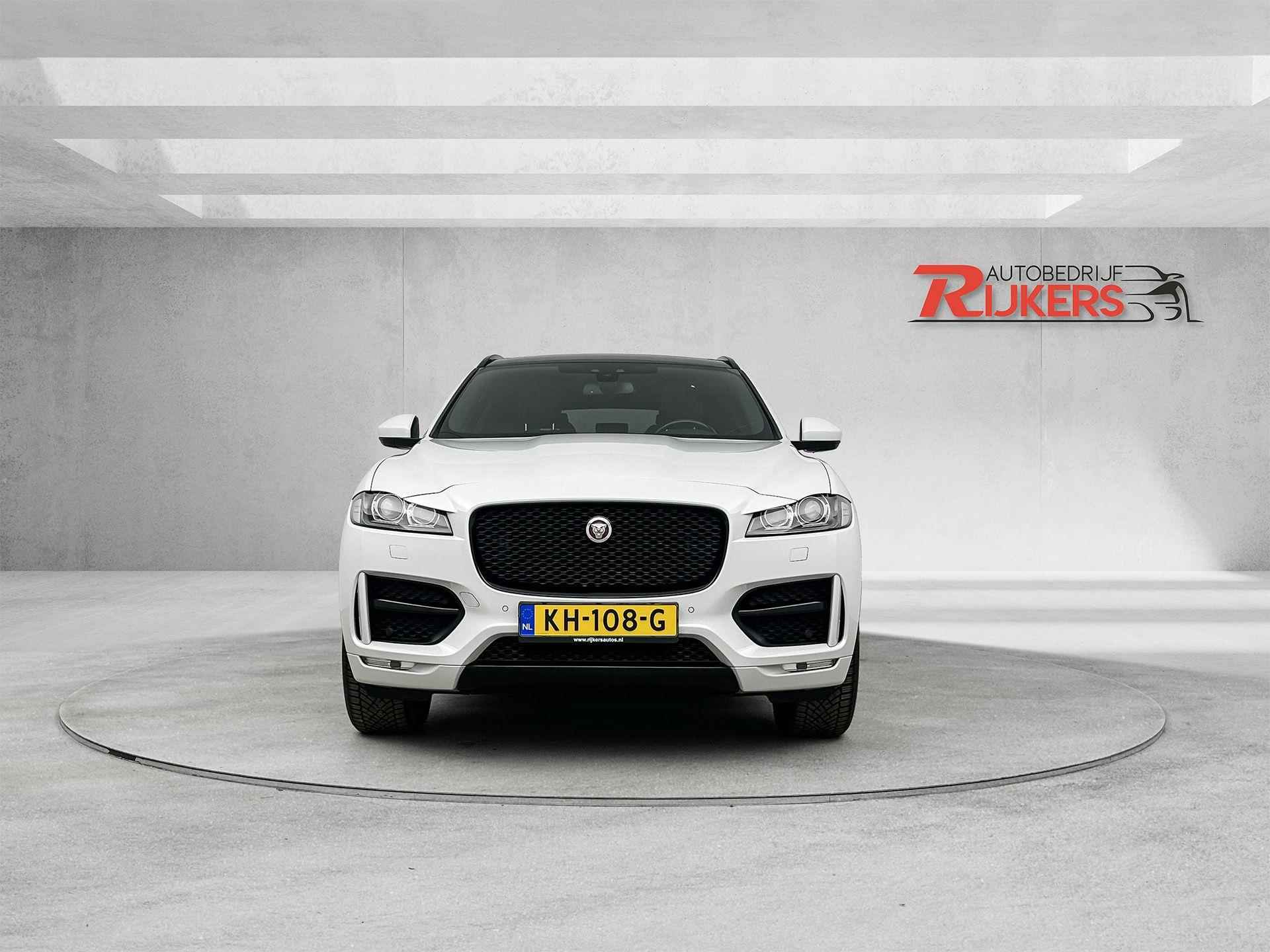 Jaguar F-PACE 2.0 Portfolio AWD 20d,Panodak,Camera,Cruise Contr,Stuur+Stoelverw,Climate Contr,Lane Asist,Navi,Elektr A.klep,Keyles - 22/35