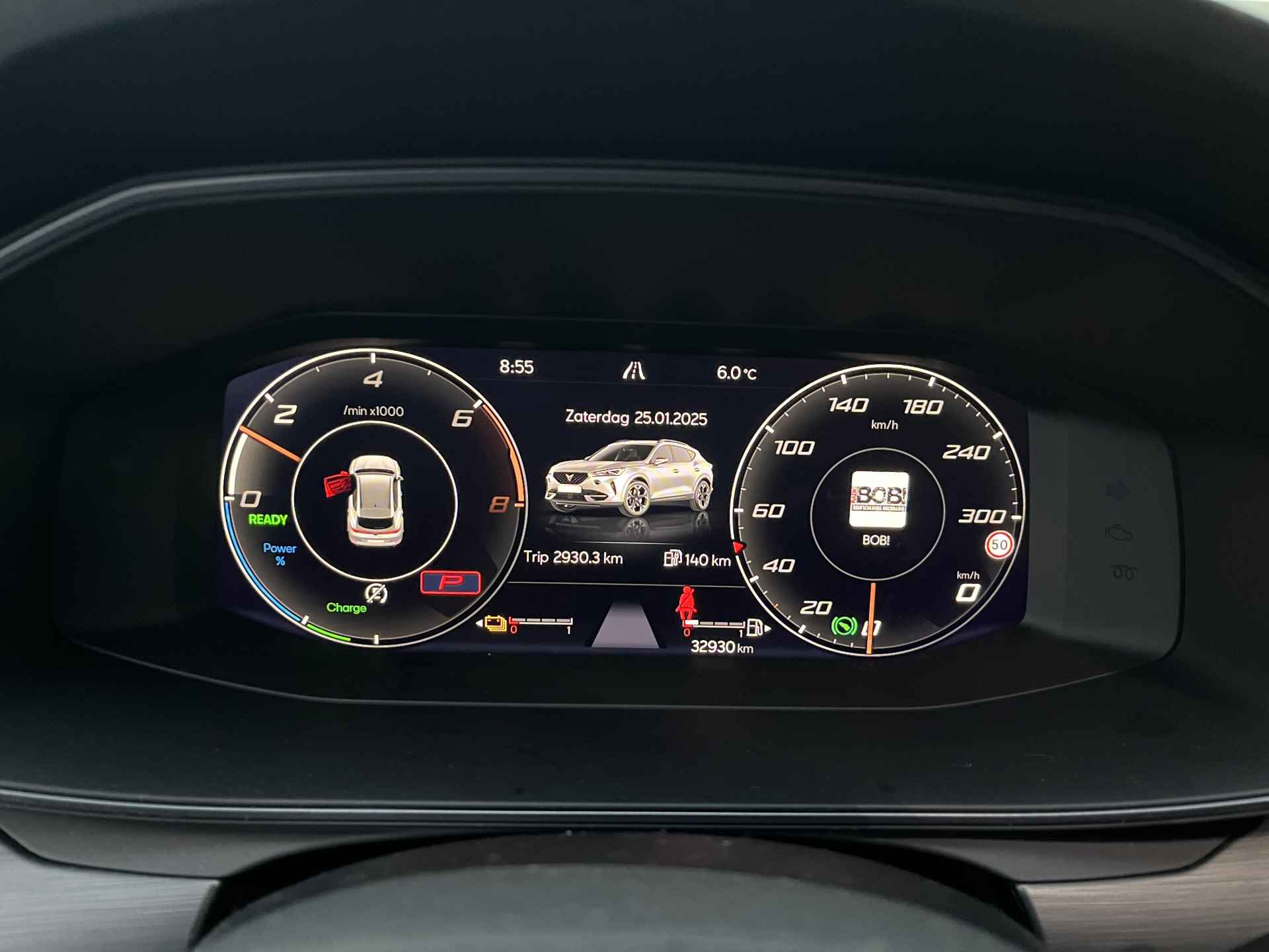 CUPRA Formentor 1.4 e-Hybrid VZ Performance / AUTOMAAT/ 245 PK/ CAMERA/ PARK. SENSOREN/ DODE HOEK/ MATRIX/ STOEL-STUURVERWARM./ KEYLESS/ BLUETOOTH/ ADAPT. CRUISE/ NAVI/ CLIMA/ DAB/ 19" LMV - 7/24