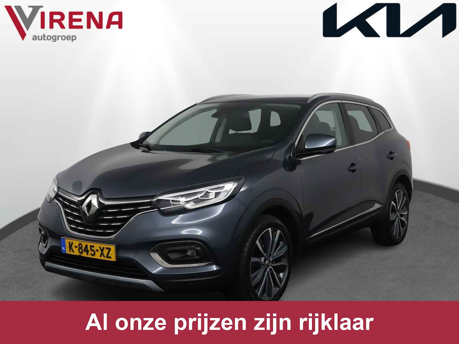 Renault Kadjar 1.3 TCe Intens - Airco - Navigatie - Camera - Stoelverwarming - Leder bekleding - LM-velgen - 12 maanden BOVAG-garantie