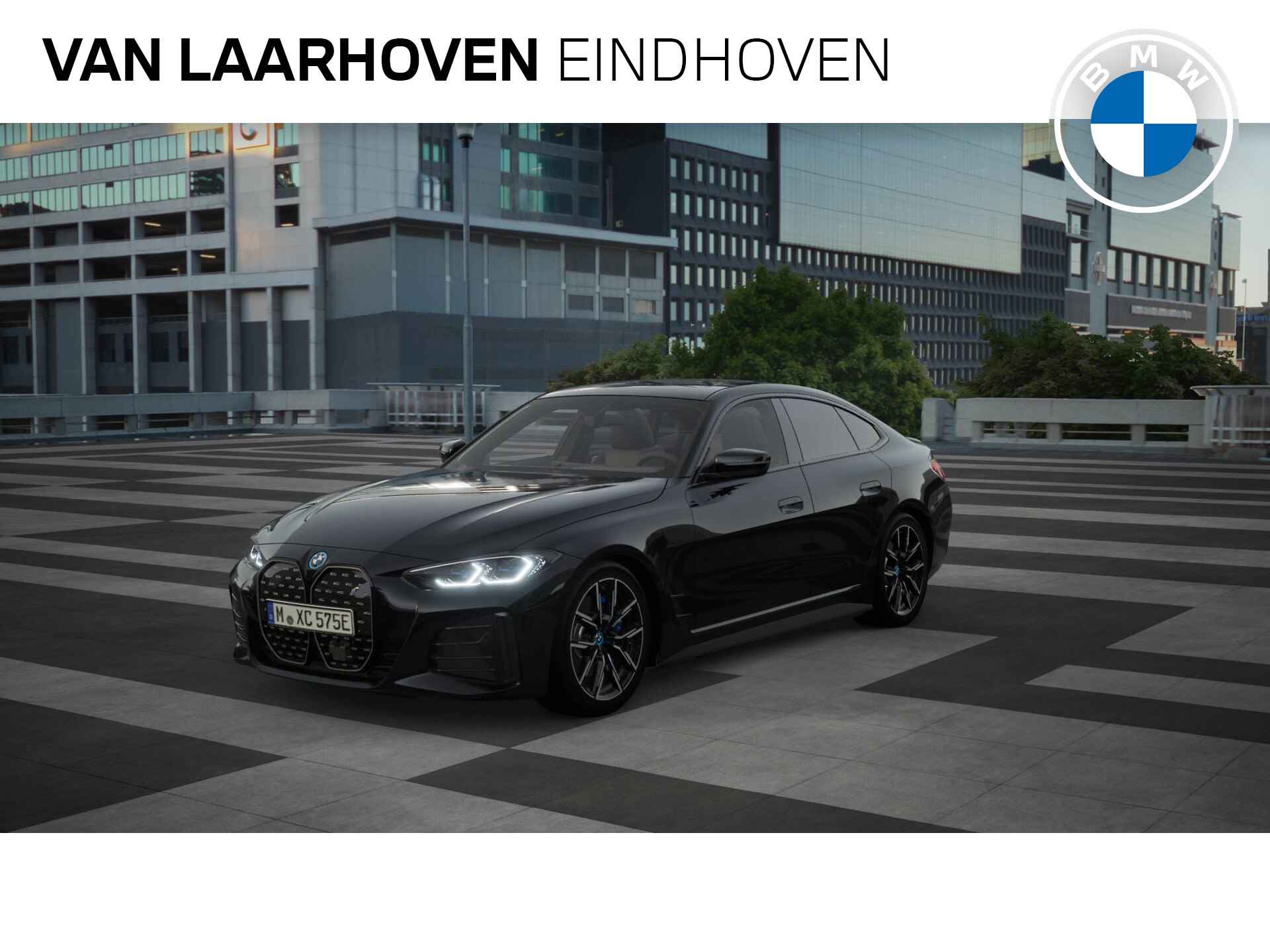 BMW i4 eDrive35 M Sport 70 kWh / Schuif-kanteldak / Laserlight / Comfort Access / Widescreen Display / Harman Kardon / Parking Assistant / Live Cockpit Plus - 1/11