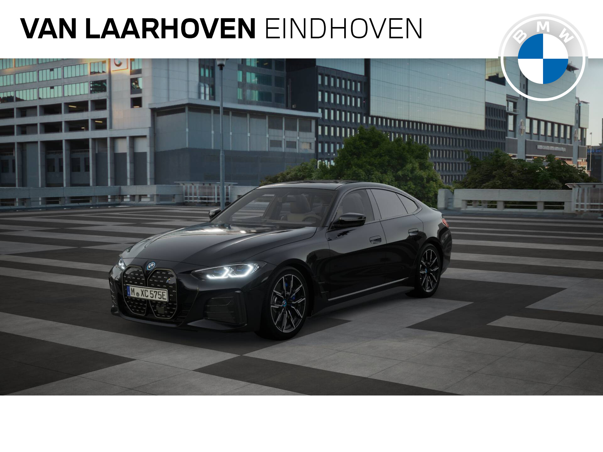 BMW i4 eDrive35 M Sport 70 kWh / Schuif-kanteldak / Laserlight / Comfort Access / Widescreen Display / Harman Kardon / Parking Assistant / Live Cockpit Plus bij viaBOVAG.nl