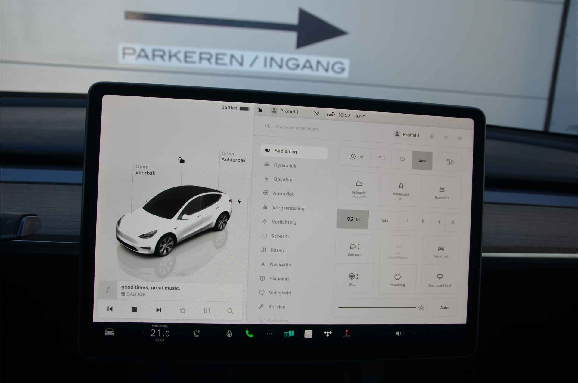 Tesla Model Y RWD 58 kWh AutoPilot, Warmtepomp, LFP accu dus 100% Opladen - 19/34