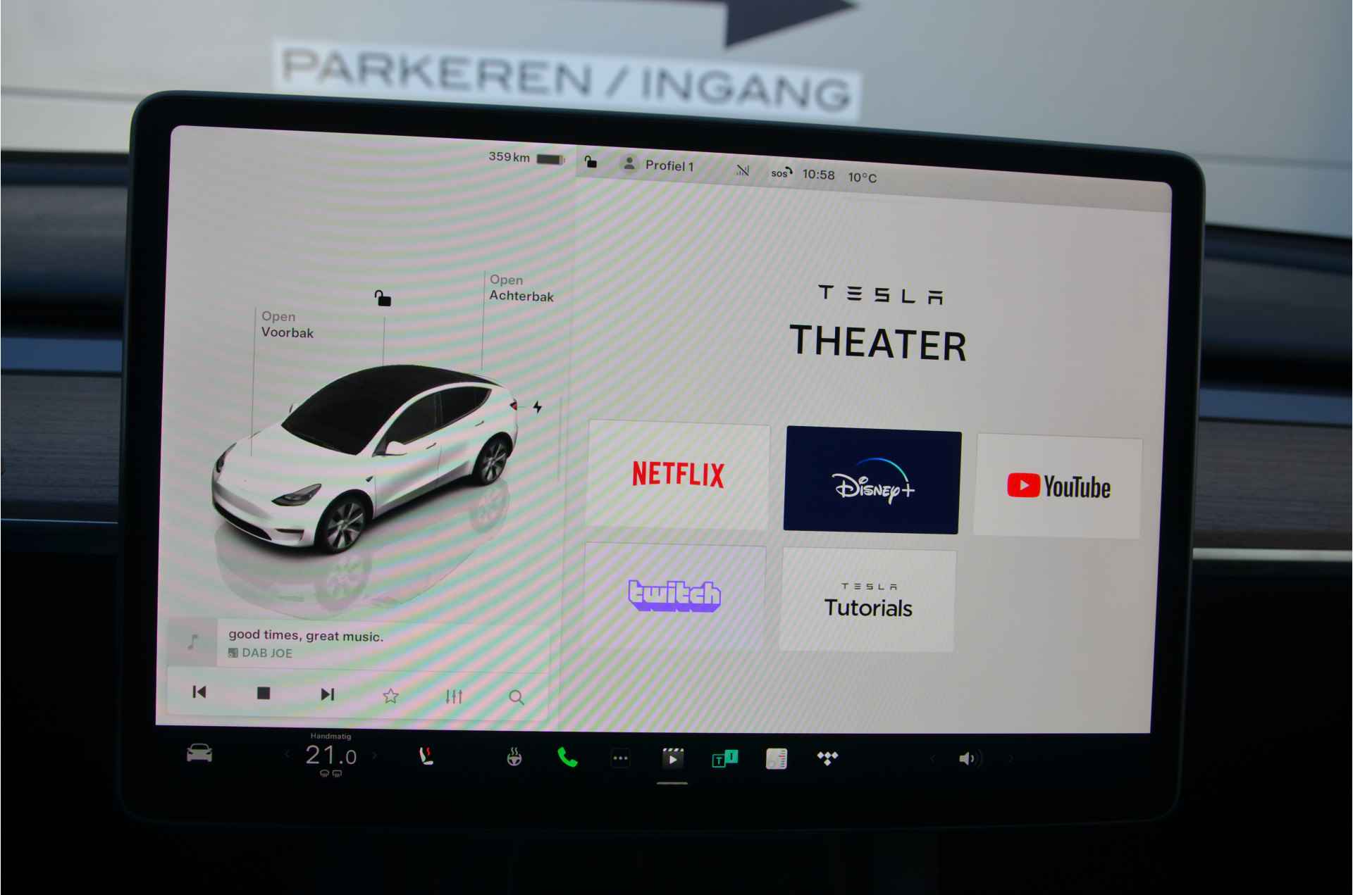 Tesla Model Y RWD 58 kWh AutoPilot, Warmtepomp, LFP accu dus 100% Opladen - 24/34