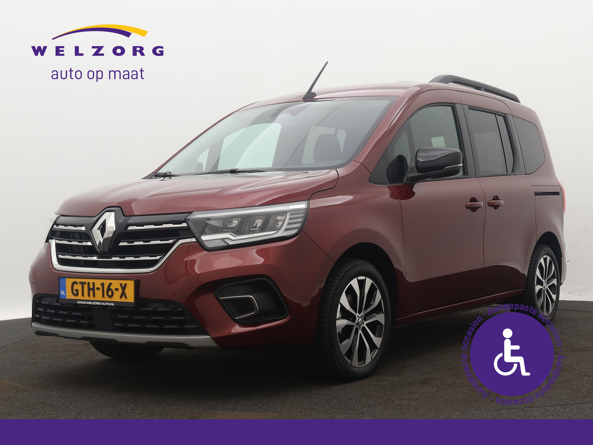 Renault Kangoo EDC TCE 130 Techno Ingepland voor nieuwe bodemverlaging t.b.v. rolstoelvervoer (Prijs incl. bodemverlaging)