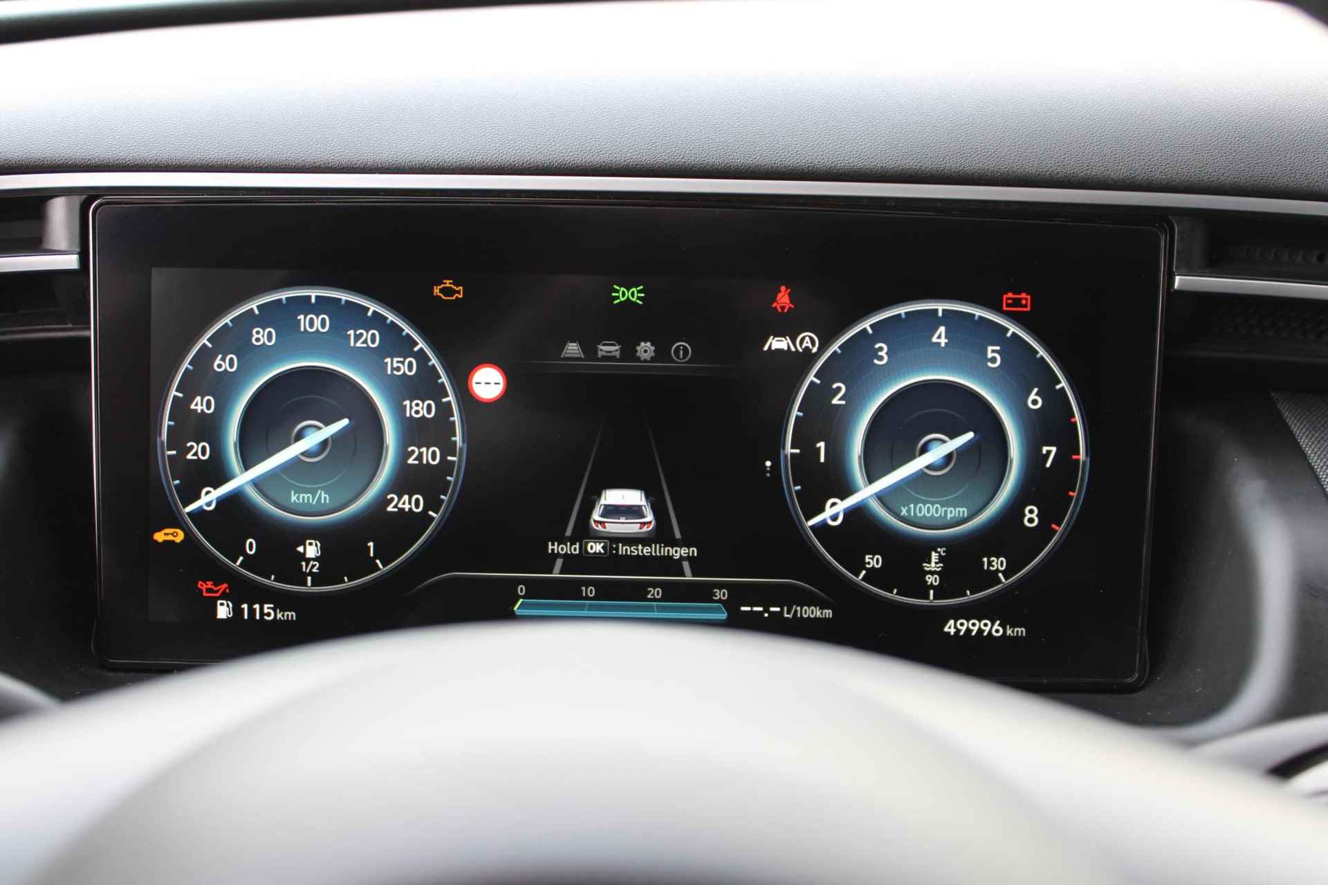 Hyundai Tucson 1.6 T-GDI 150 PK Automaat MHEV i-Motion | Adaptieve Cruise Control | Climate Control | Apple Carplay | DAB | 18 Inch Lichtmetalen Velgen | Stoelverwarming | Stuurwielverwarming - 25/27