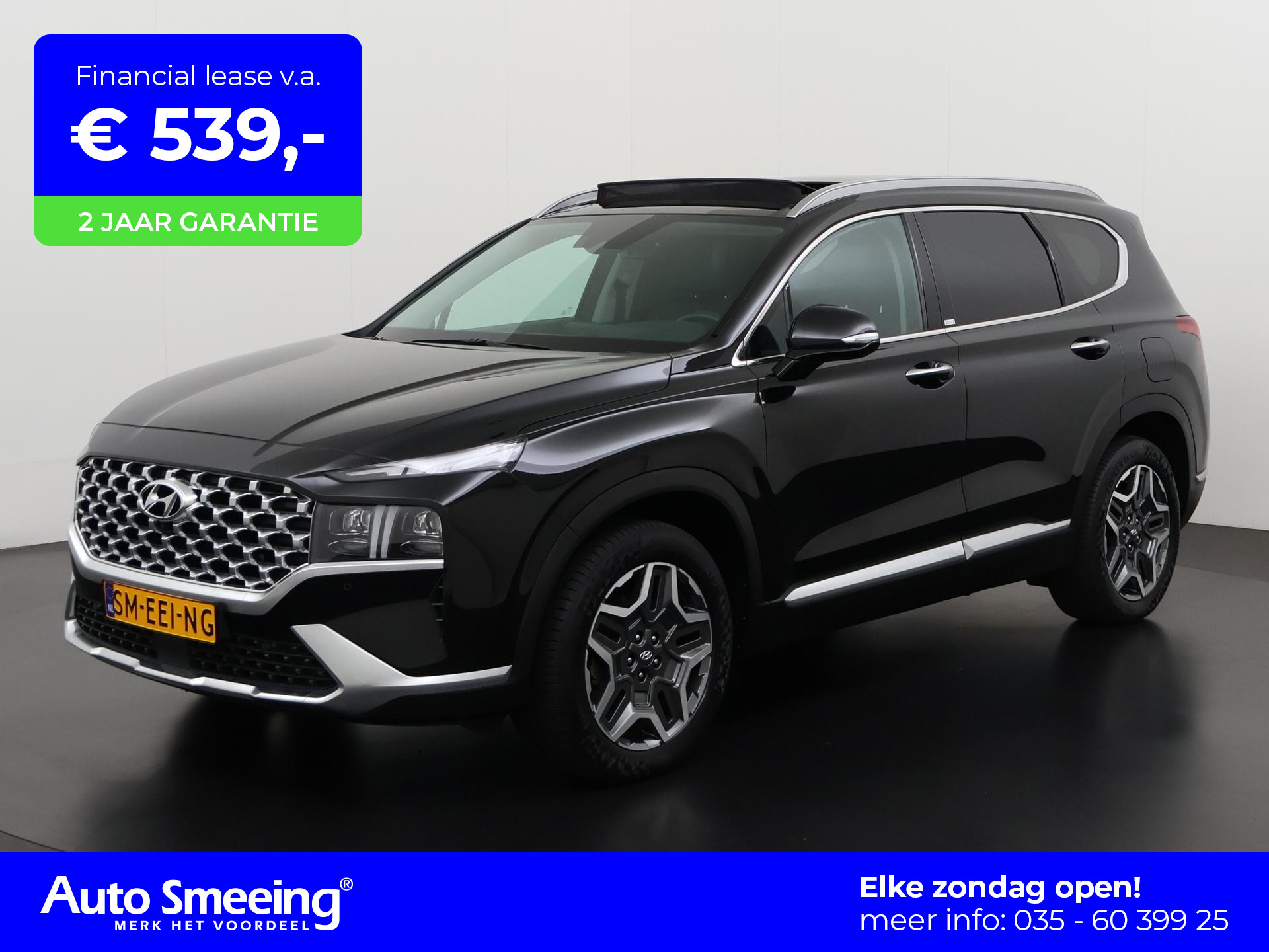 Hyundai Santa Fe 1.6 T-GDI PHEV Premium Sky 7 Persoons | Panoramadak | Zondag Open!