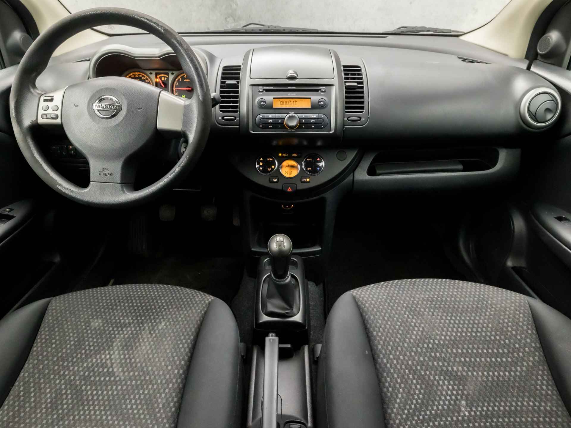 Nissan Note 1.6 First Note (YOUNGTIMER, NAP, RADIO, SPORTSTOELEN, CLIMATE, ELEK PAKKET, GETINT GLAS, LM VELGEN, STUURWIEL MULTIFUNCTIONEEL, NIEUWE APK, NIEUWSTAAT) - 6/28