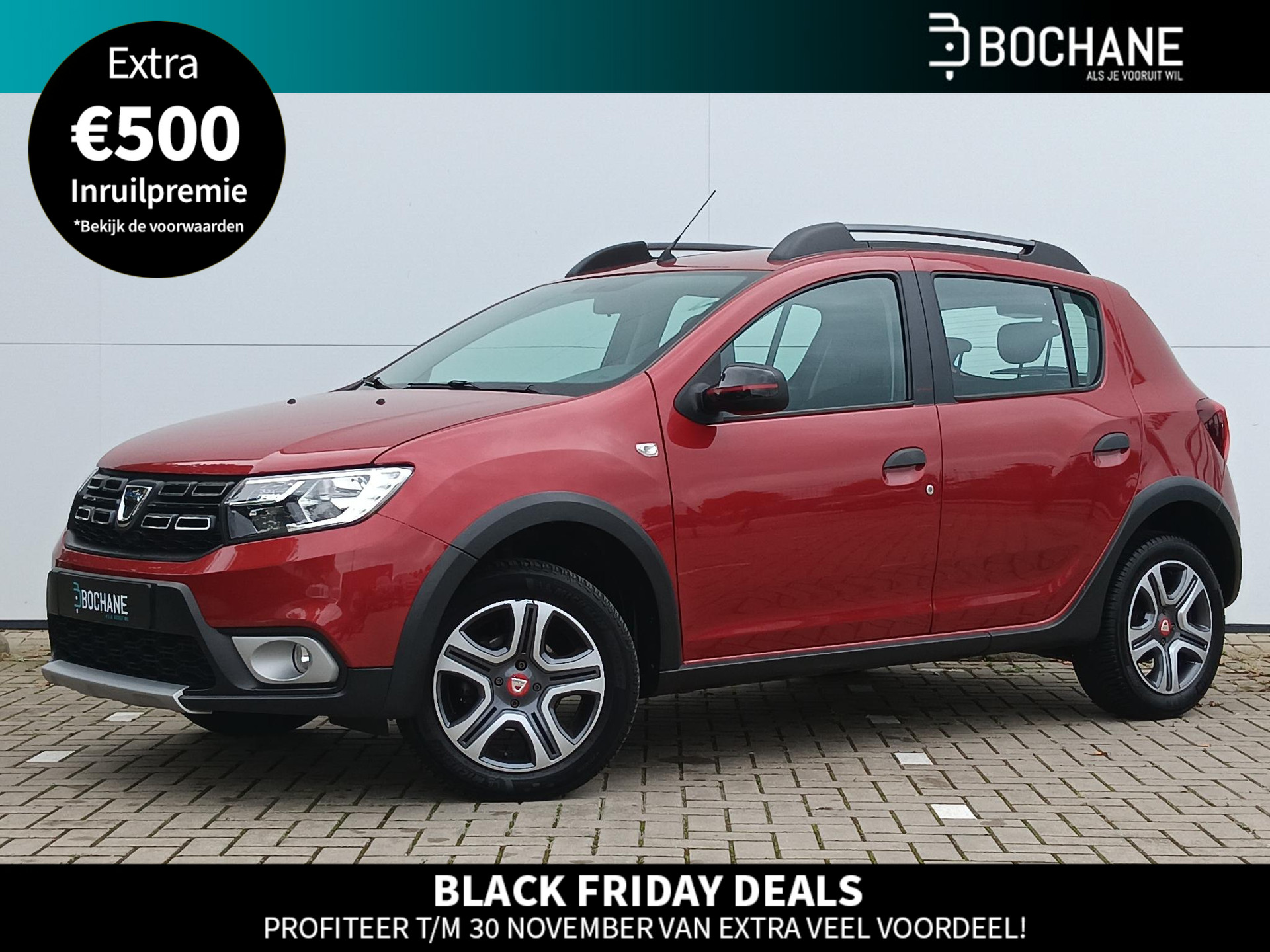 Dacia Sandero 0.9 TCe 90 Tech Road Stepway Navigatie / Climate Control / Dakrail / DAB / Cruise Control