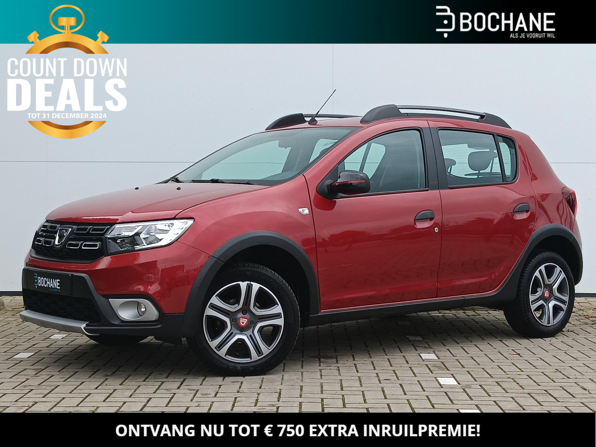 Dacia Sandero Stepway 0.9 TCe 90 Tech Road Navigatie / Climate Control / Dakrail / DAB / Cruise Control