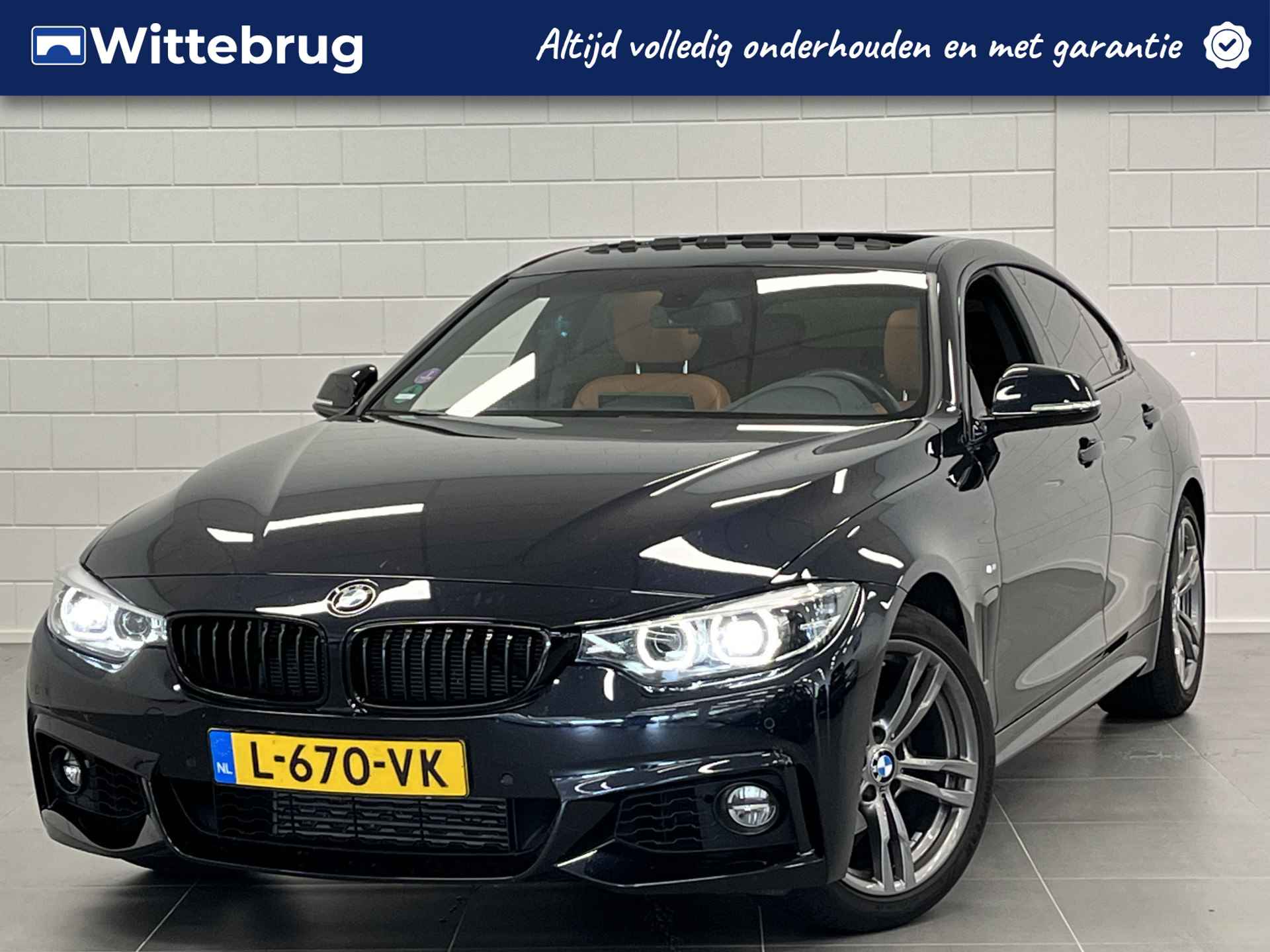 BMW 4 Serie Gran Coupé 418i Executive Edition LEDER | OPEN DAK | NAVIGATIE | DEALER ONDERHOUDEN! - 1/49