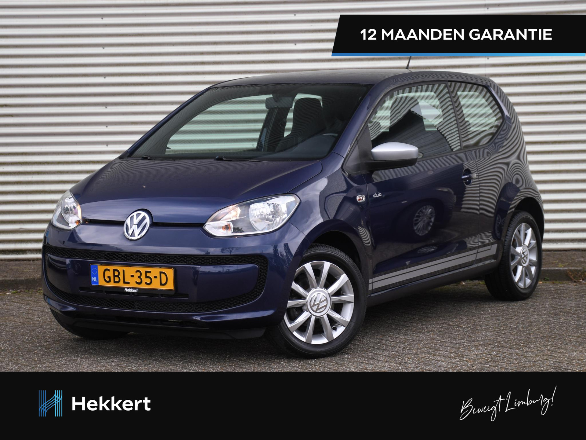 Volkswagen Up! Club Up! 1.0 BlueMotion 60pk 15''LM | RADIO | AIRCO | 70.000KM | AUX | 12 MND GARANTIE