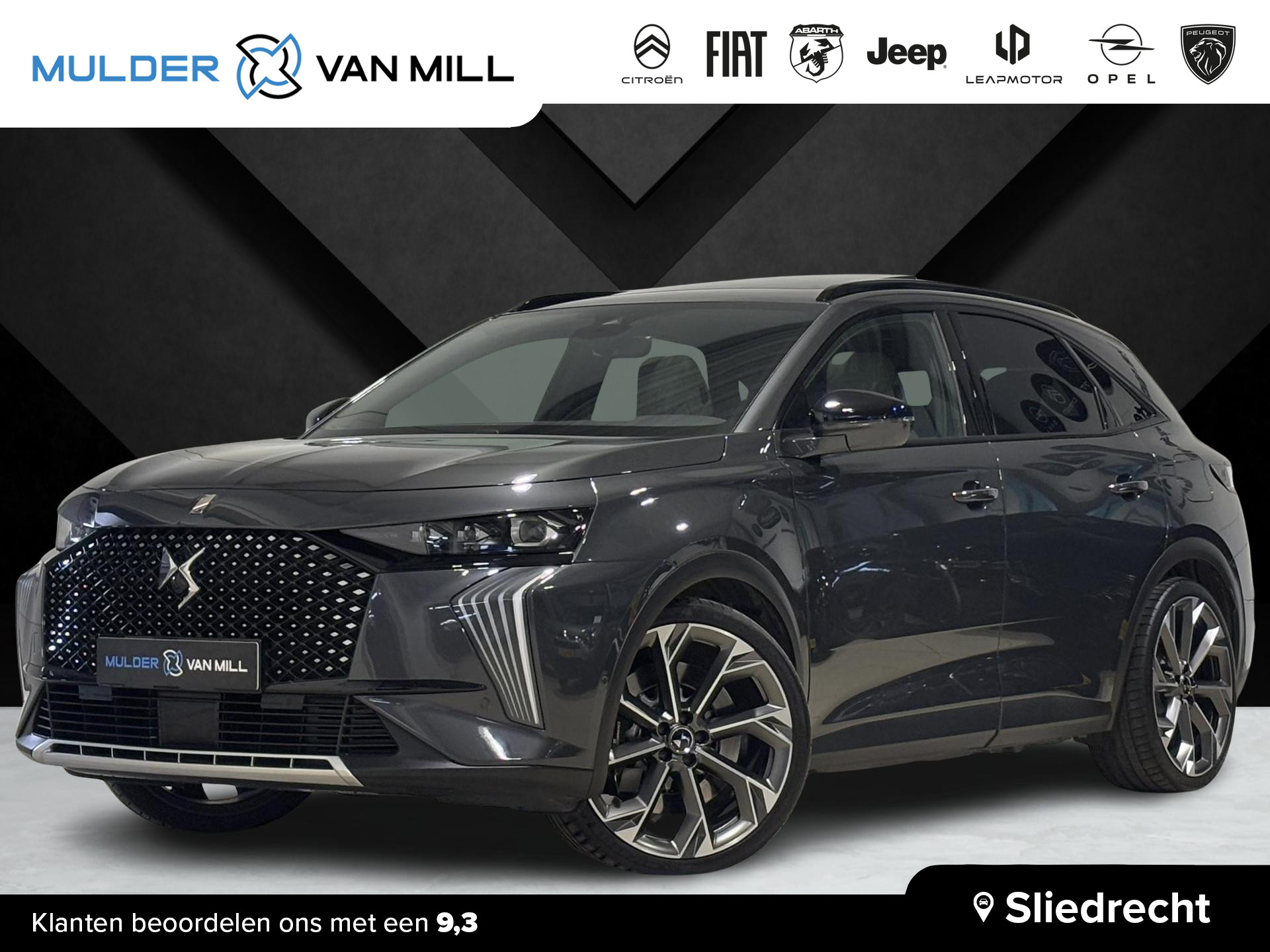 DS DS 7 SUV Opéra e-Tense 360pk 4x4 e-EAT8 AUTOMAAT | BLACK PACK | NIGHTVISION | SCHUIF/KANTELDAK | HANDSFREE A.KLEP | NAVI | 360° CAMERA | NAPPA LEDER | STOELKOELING + VERW. | MASSAGESTOELEN