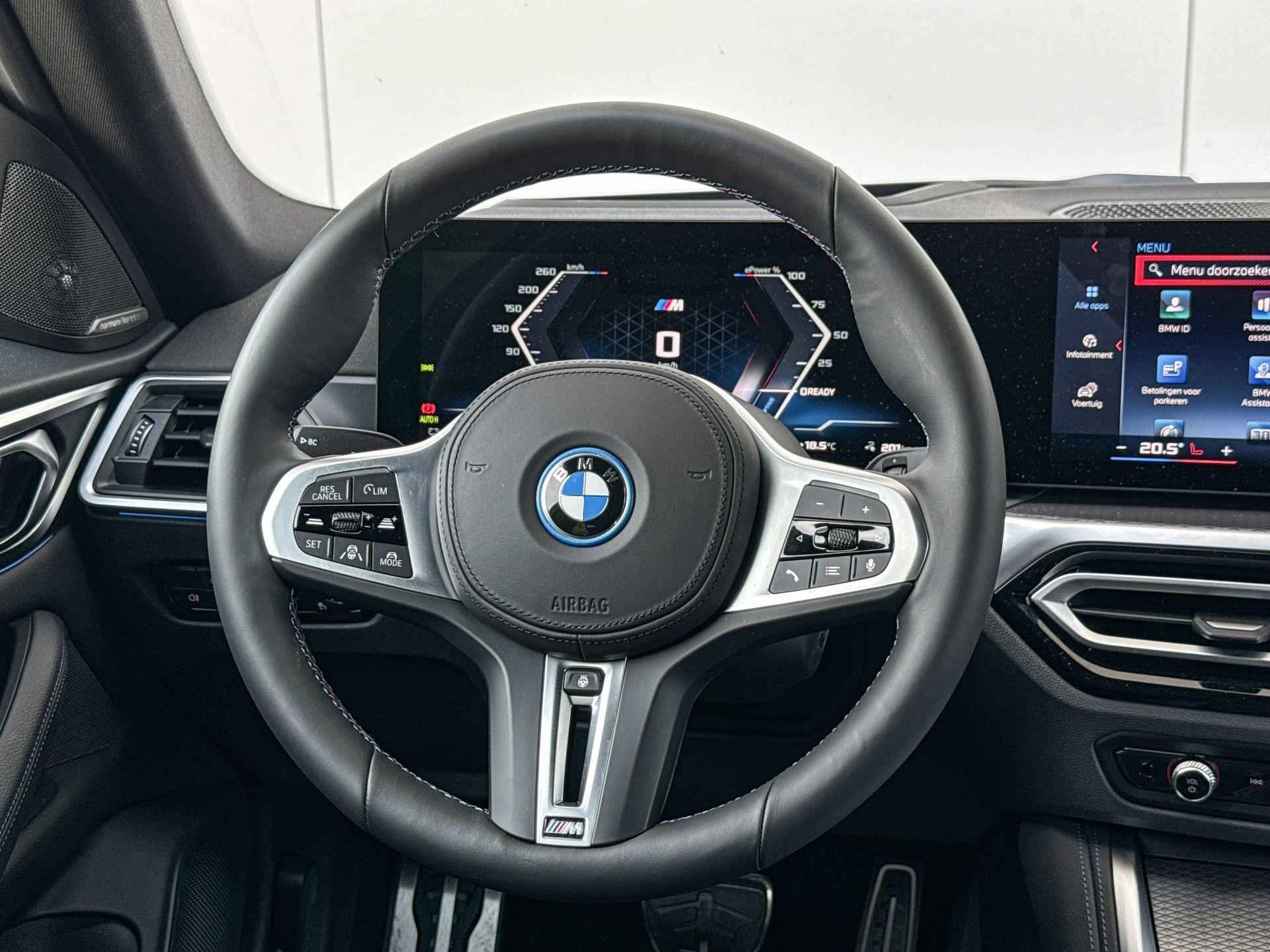 BMW i4 M50 High Executive M-Stoelen / Schuif- Kanteldak / Harman Kardon Audio / Co-Pilot / Driving Assistant - 17/27