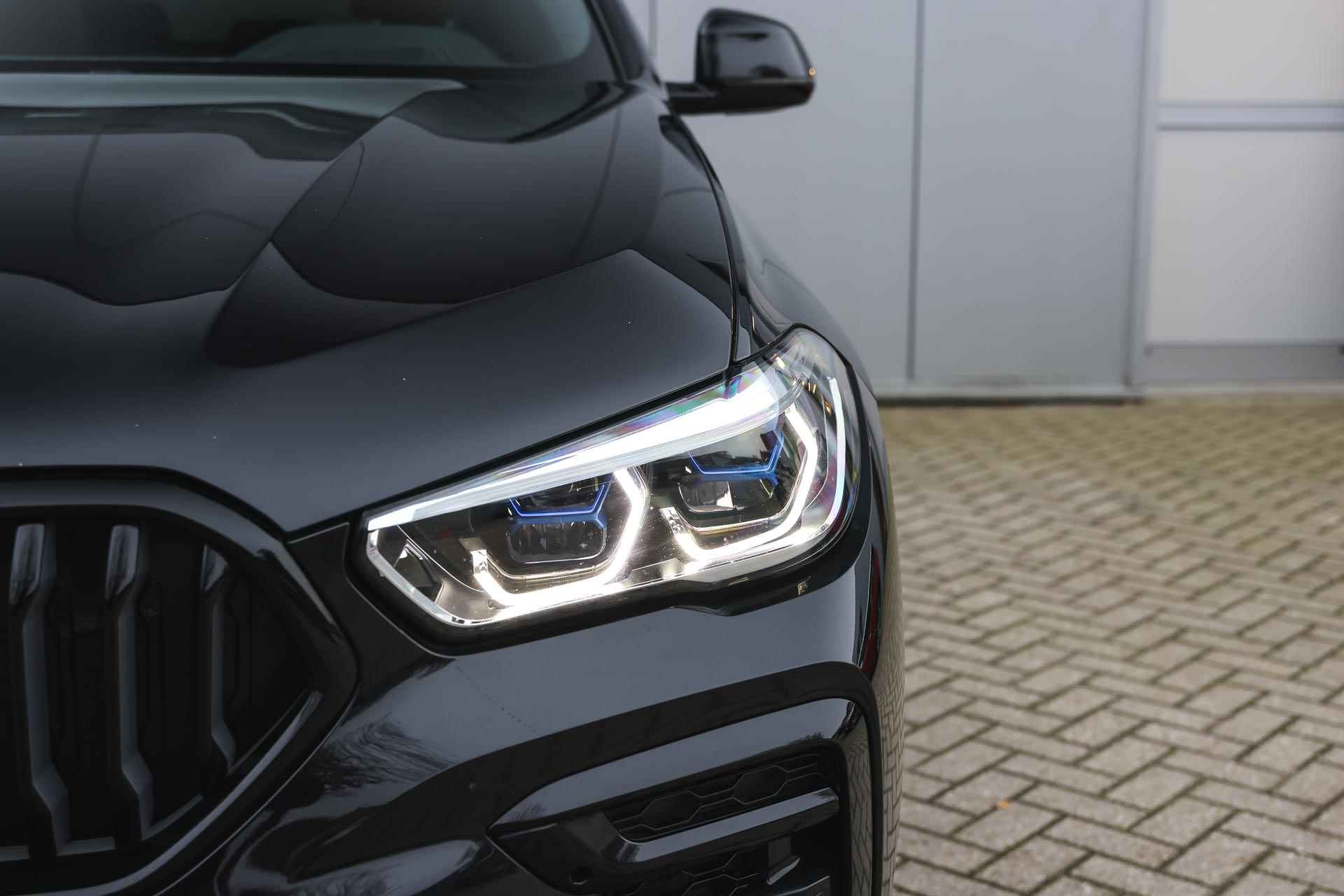 BMW X6 xDrive40i High Executive M Sport Automaat / Panoramadak / Trekhaak / Laserlight / Parking Assistant Plus / Soft Close / Active Steering / M Adaptief onderstel - 40/47