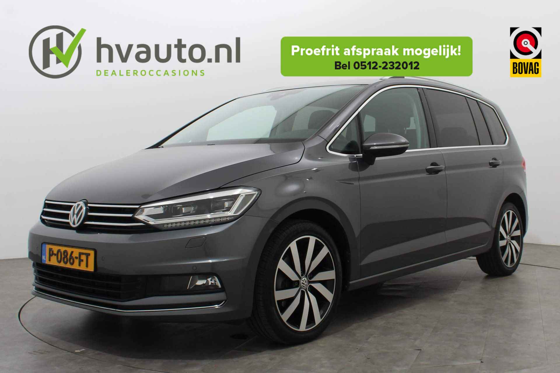 Volkswagen Touran 1.8 TSI 180PK HIGHLINE DSG7 | Leder | Trekhaak | Navi - 1/43