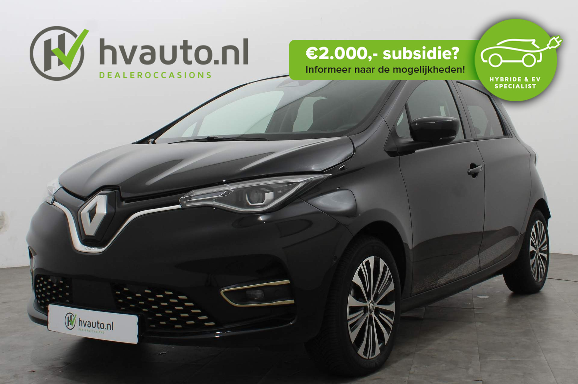 Renault ZOE R135 ICONIC EV50 ACCUKOOP CCS | Navi | Half leer | Winterpakket