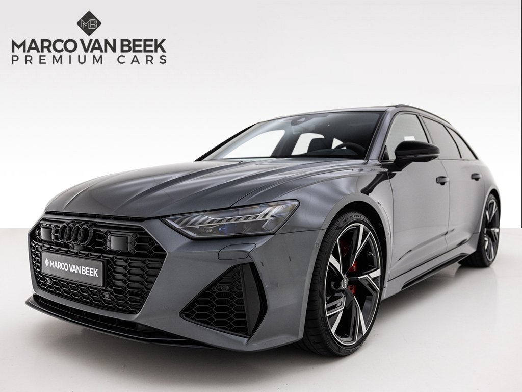 Audi RS6 Avant 4.0 TFSI quattro | Pano | Laser | B&O | RS Designpakket grijs | 360 Camera bij viaBOVAG.nl