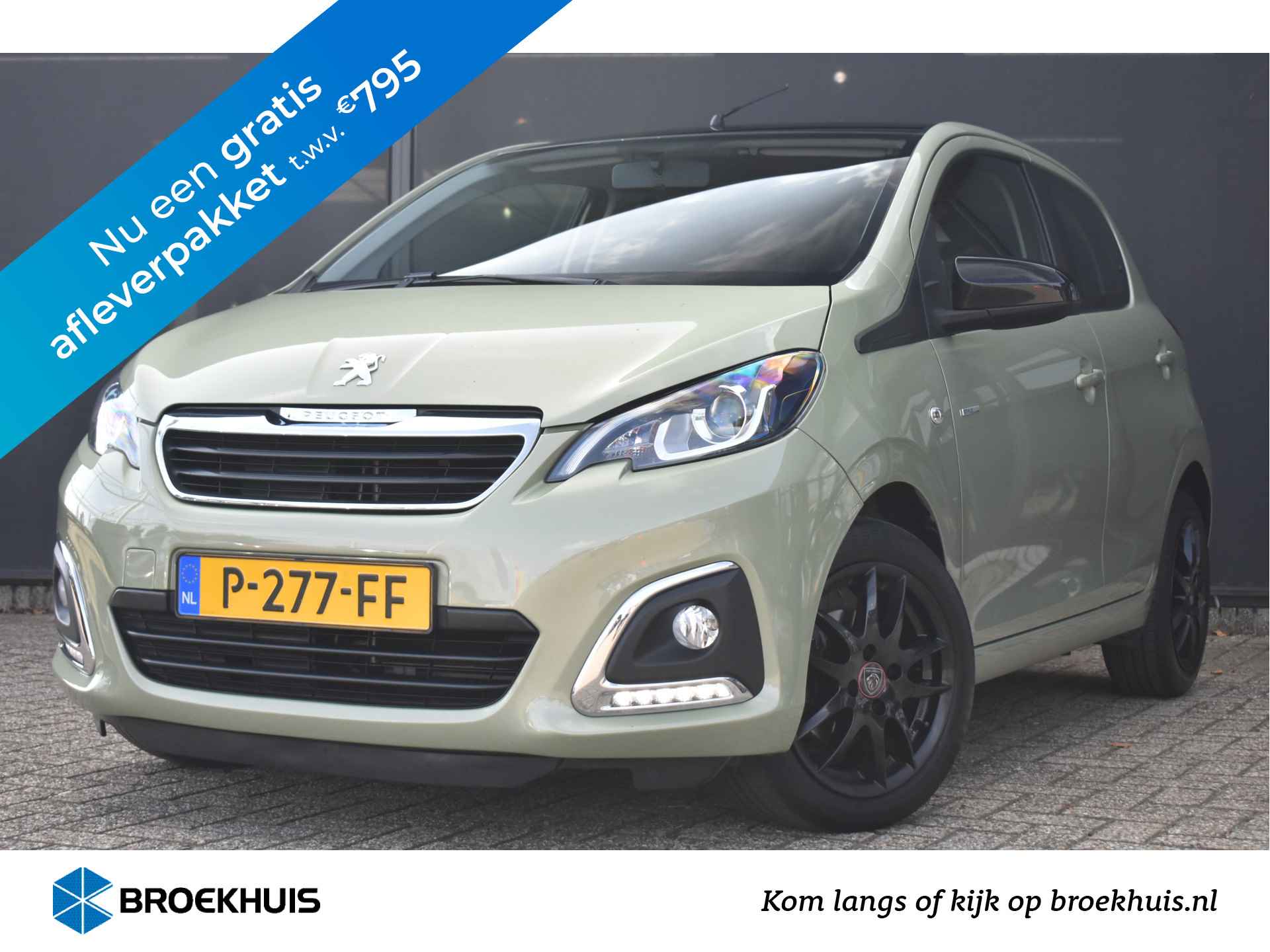 Peugeot 108 1.0 e-VTi Allure | Unieke kleur! | Navigatie by App | Stoelverwarming | Achteruitrijcamera | 15"LMV | Cruise Control | Airco | L - 1/43