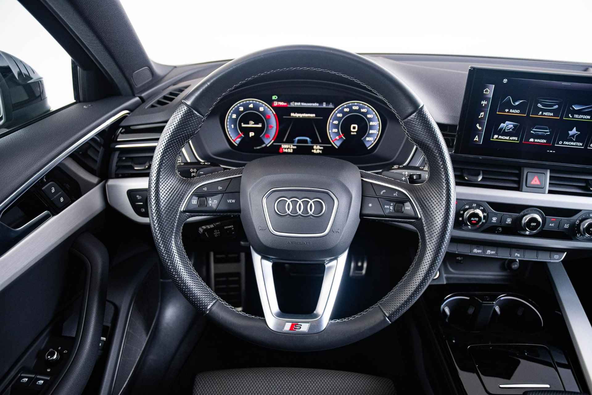 Audi A4 Avant 35 TFSI S edition S Line - Trekhaak - Stoelverwarming - Tour Pakket - Parkeerhulp plus - Getinte Ruiten - Automatisch dimmende binnenspiegel - Optiepakket zwart - - 15/62