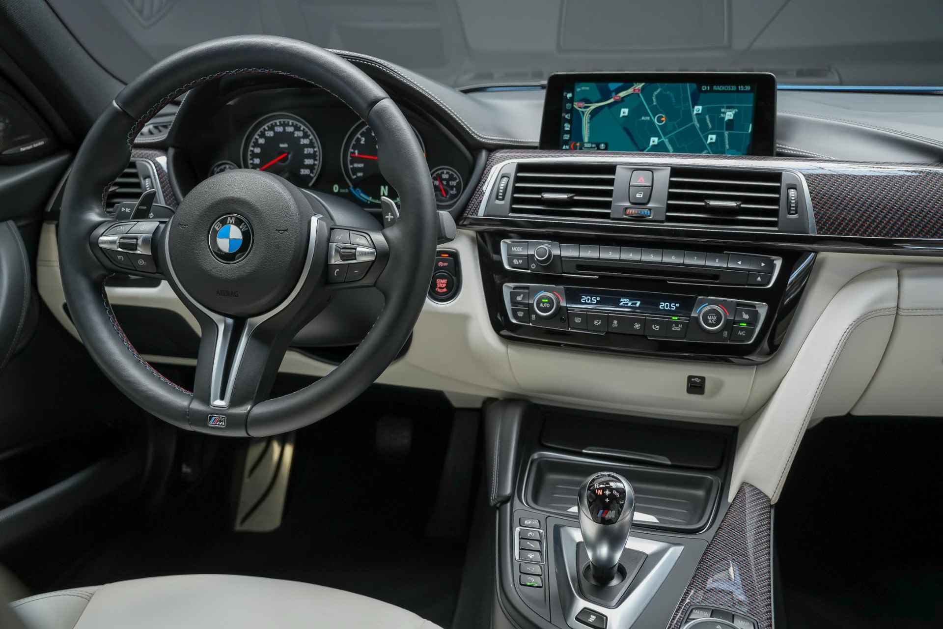 BMW M3 Competition 780pk DCTA |Mosselman Stage 3|Remus sportuitlaat|Wheelforce 20"|keramische remmen|carbon pakket|sport stoelen leder|Harman&Kardon|Apple Carplay|stoelen elektrisch + memory|HUD| - 40/69