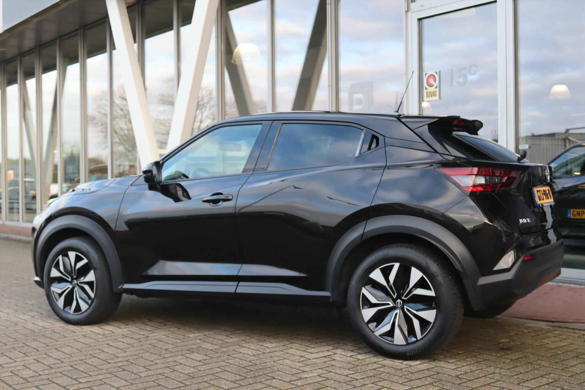 Nissan Juke 1.0 DIG-T 114PK ACENTA AUTOMAAT Navi Apple Carplay | Camera | Clima | Cruise | Stoelverwarming | Rijstrooksensor | - 3/49