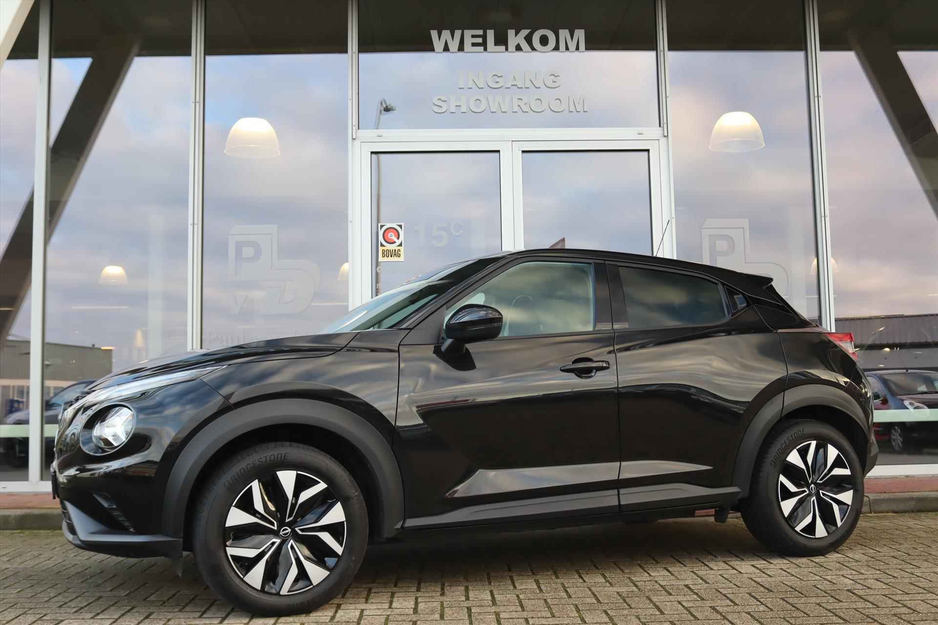 Nissan Juke 1.0 DIG-T 114PK ACENTA AUTOMAAT Navi Apple Carplay | Camera | Clima | Cruise | Stoelverwarming | Rijstrooksensor | - 4/49