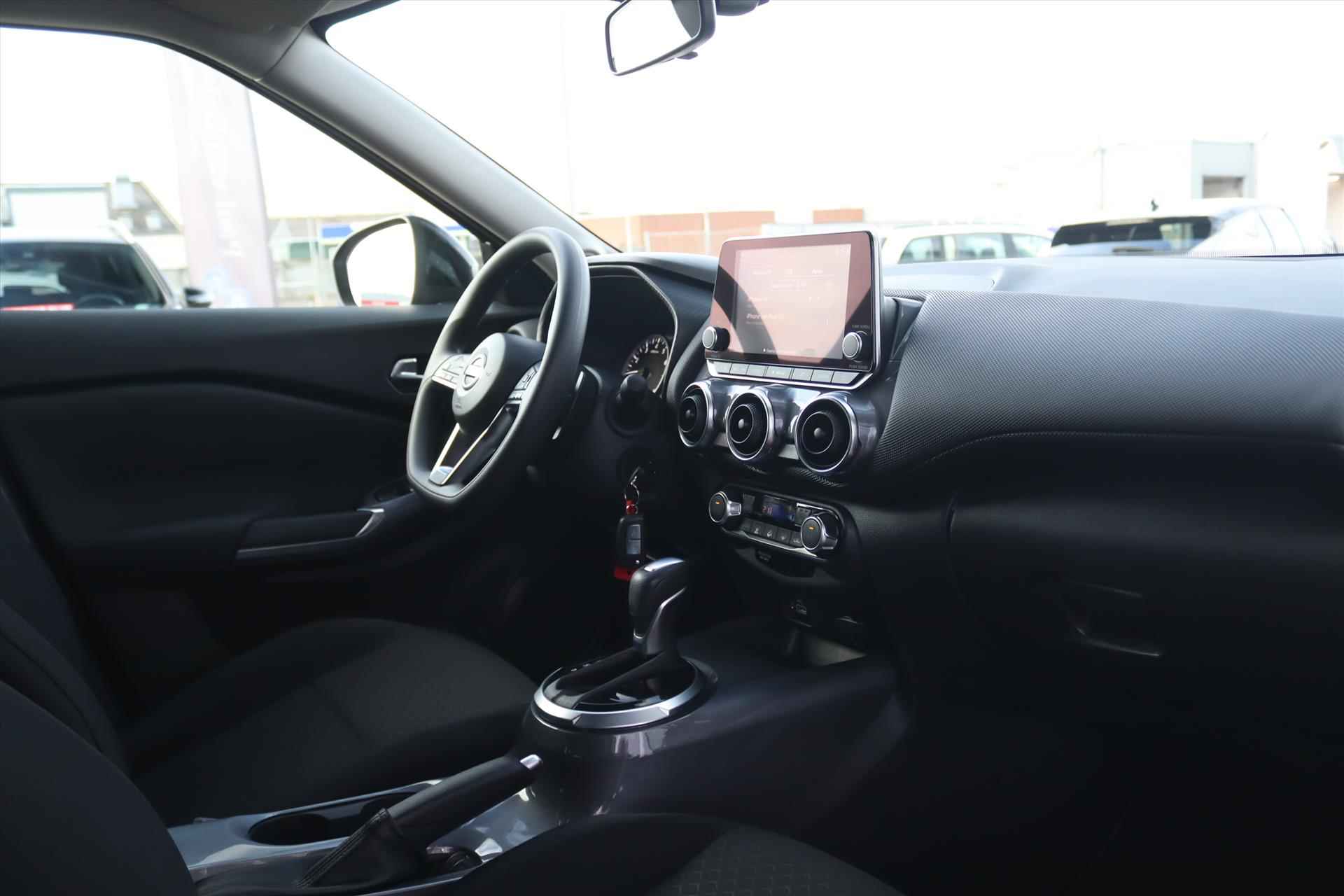 Nissan Juke 1.0 DIG-T 114PK ACENTA AUTOMAAT Navi Apple Carplay | Camera | Clima | Cruise | Stoelverwarming | Rijstrooksensor | - 7/49