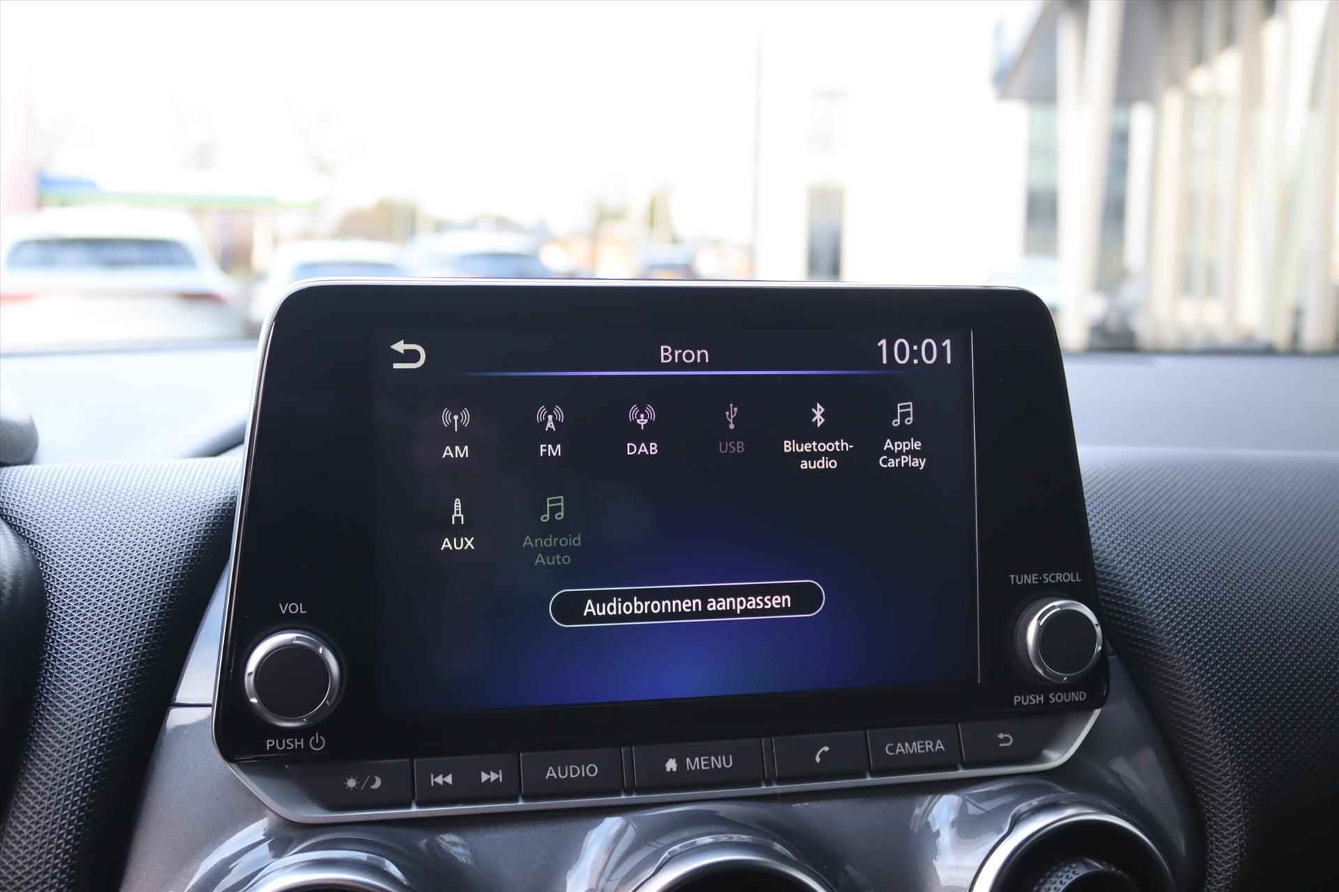 Nissan Juke 1.0 DIG-T 114PK ACENTA AUTOMAAT Navi Apple Carplay | Camera | Clima | Cruise | Stoelverwarming | Rijstrooksensor | - 19/49