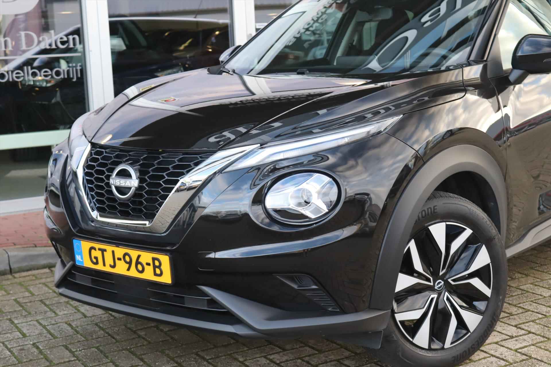 Nissan Juke 1.0 DIG-T 114PK ACENTA AUTOMAAT Navi Apple Carplay | Camera | Clima | Cruise | Stoelverwarming | Rijstrooksensor | - 46/49