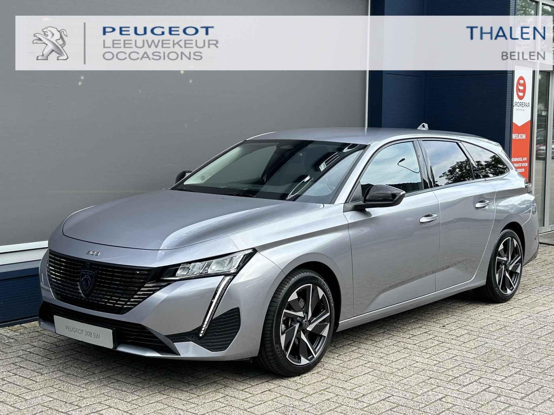 Peugeot 308 SW 1.5 BlueHDi 130 PK Allure Pack Business | Automaat | Navigatie | LED Verlichting | Cruise & Climate Control | Zeer Zuinig in verbruik | Trekvermogen 1500 KG | 17 " Lichtmetalen Velgen | Half Lederen Bekleding | - 1/53