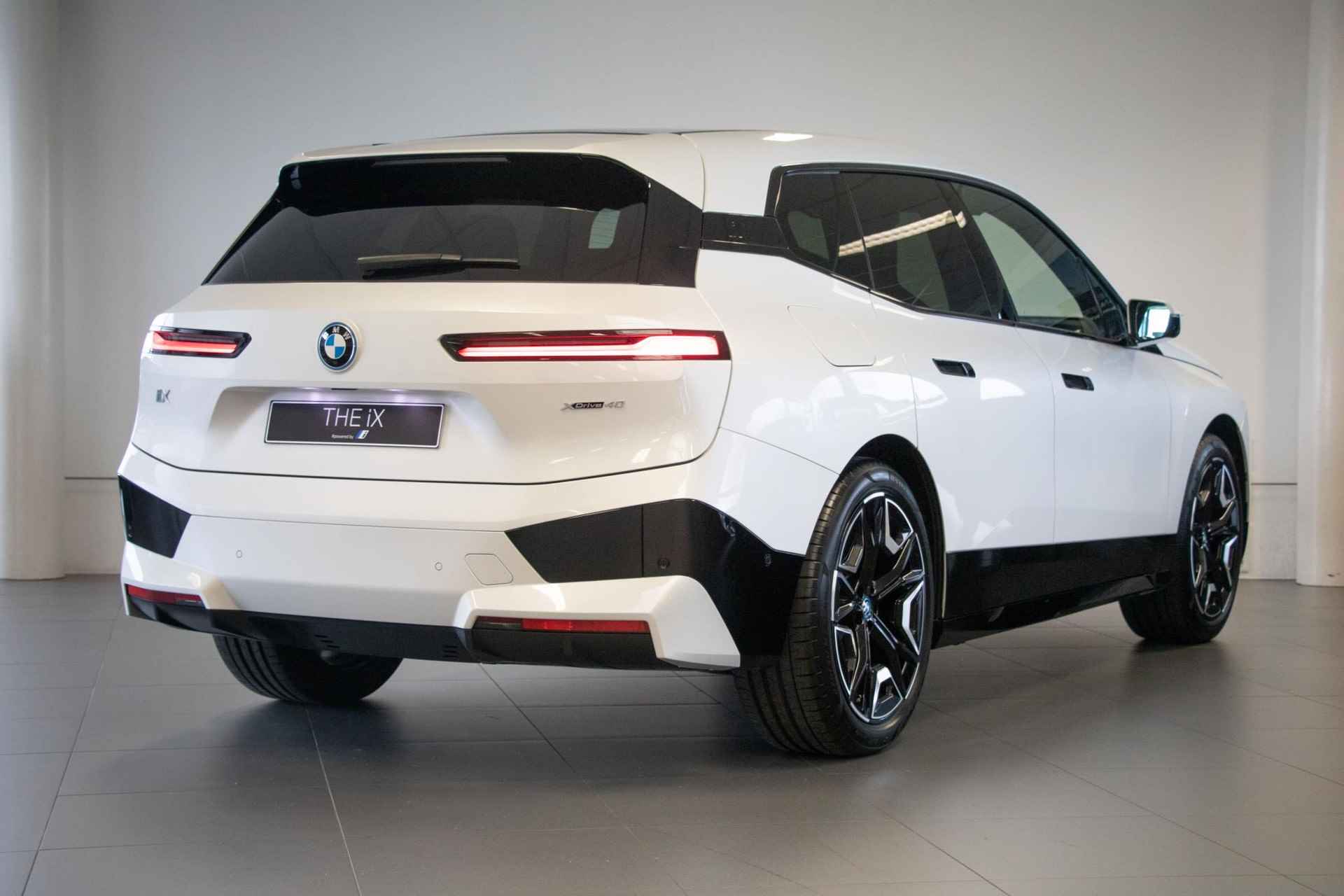 BMW iX xDrive40 Glazen panoramadak Sky Lounge | Trekhaak met elektrisch wegklapbare kogel - 3/35