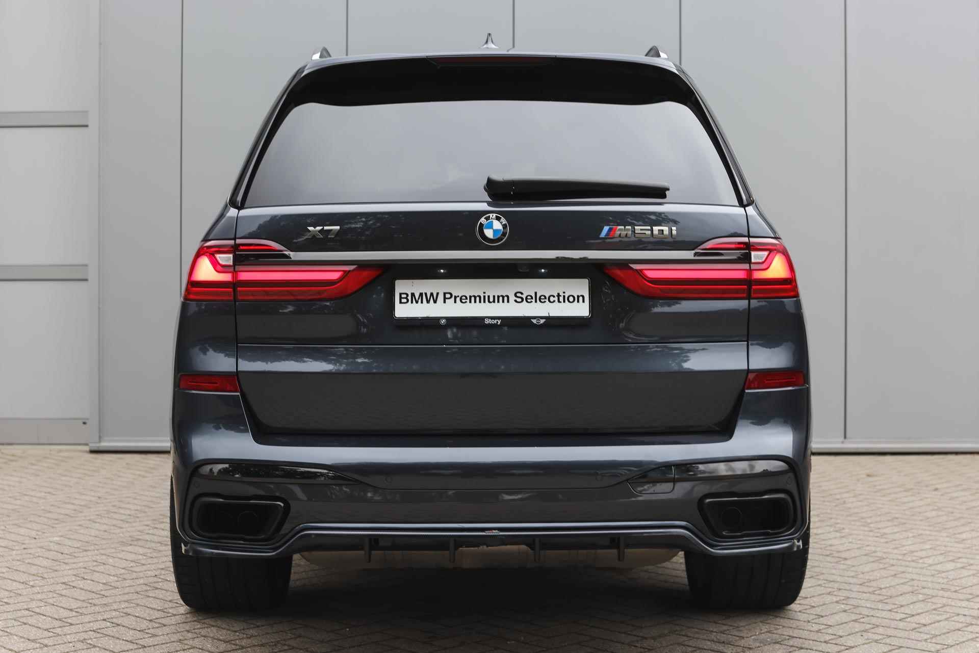 BMW X7 M50i High Executive Automaat / Active Steering / Stoelventilatie / Laserlight / Soft Close / Head-Up / Gesture Control / Parking Assistant Plus / Alpina wielen 23 inch - 8/56
