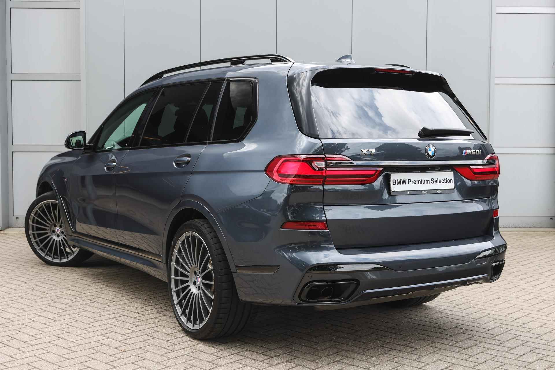 BMW X7 M50i High Executive Automaat / Active Steering / Stoelventilatie / Laserlight / Soft Close / Head-Up / Gesture Control / Parking Assistant Plus / Alpina wielen 23 inch - 3/53