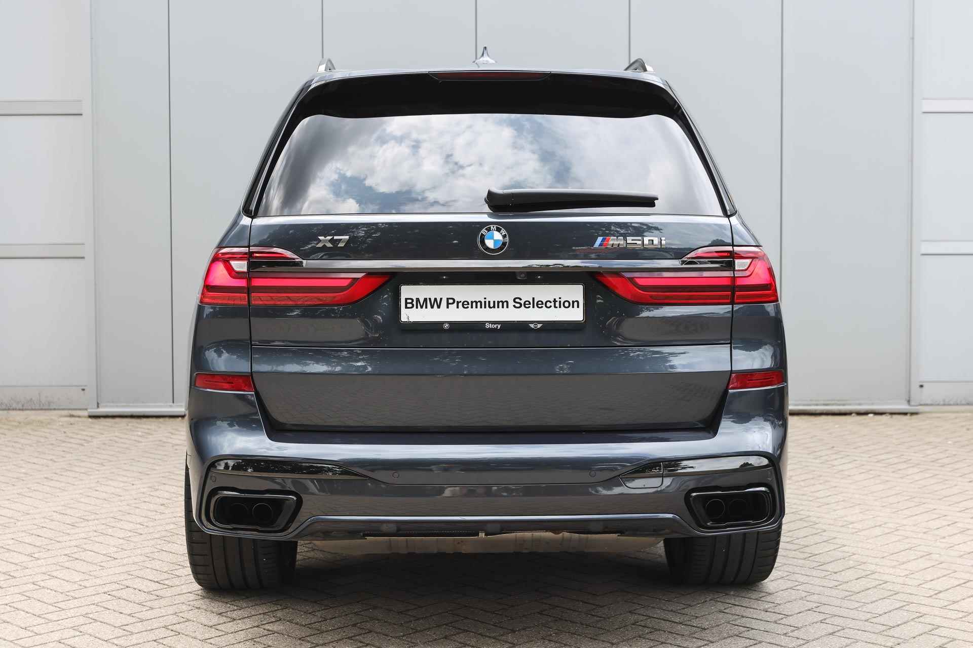 BMW X7 M50i High Executive Automaat / Active Steering / Stoelventilatie / Laserlight / Soft Close / Head-Up / Gesture Control / Parking Assistant Plus / Alpina wielen 23 inch - 8/53