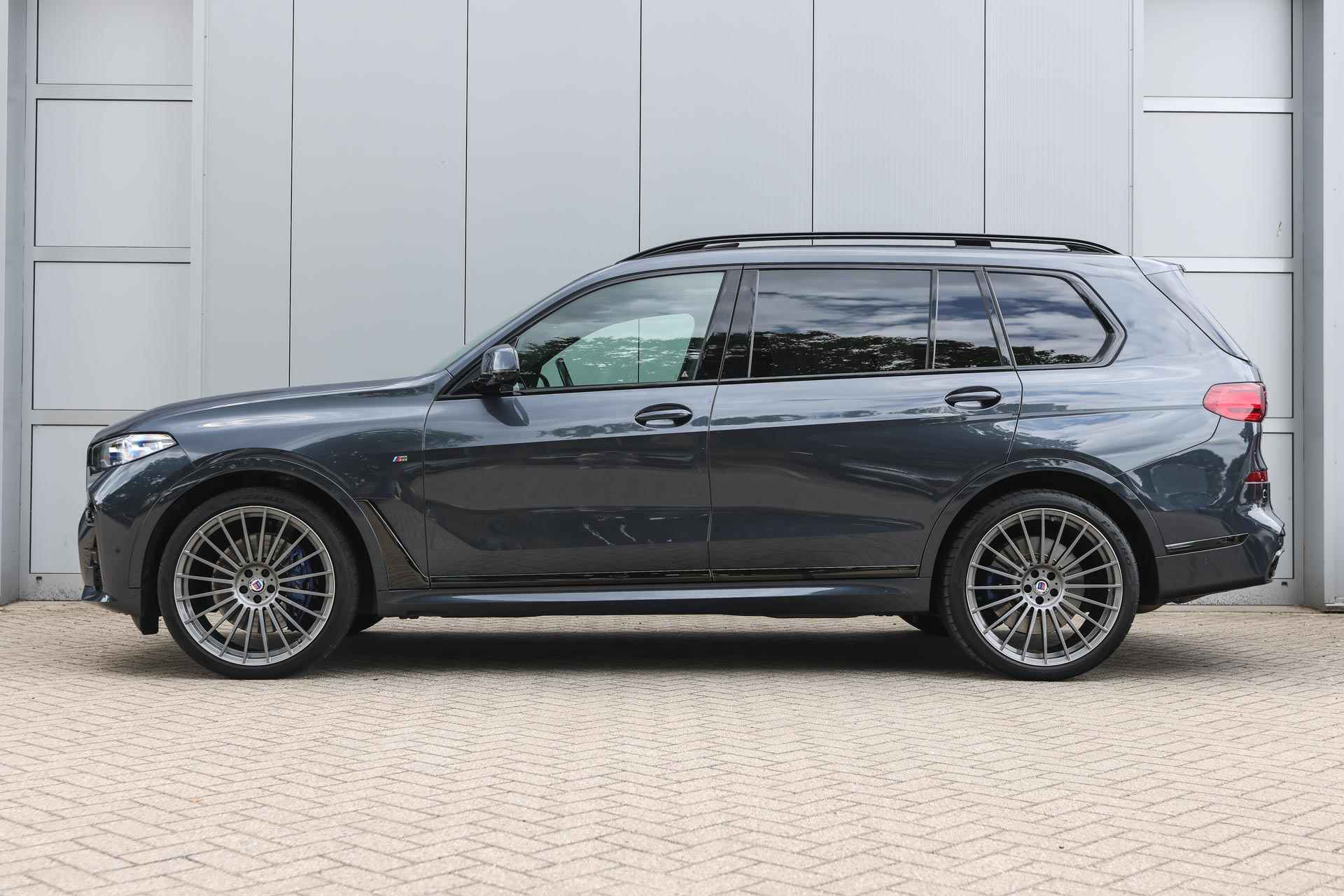 BMW X7 M50i High Executive Automaat / Active Steering / Stoelventilatie / Laserlight / Soft Close / Head-Up / Gesture Control / Parking Assistant Plus / Alpina wielen 23 inch - 9/53