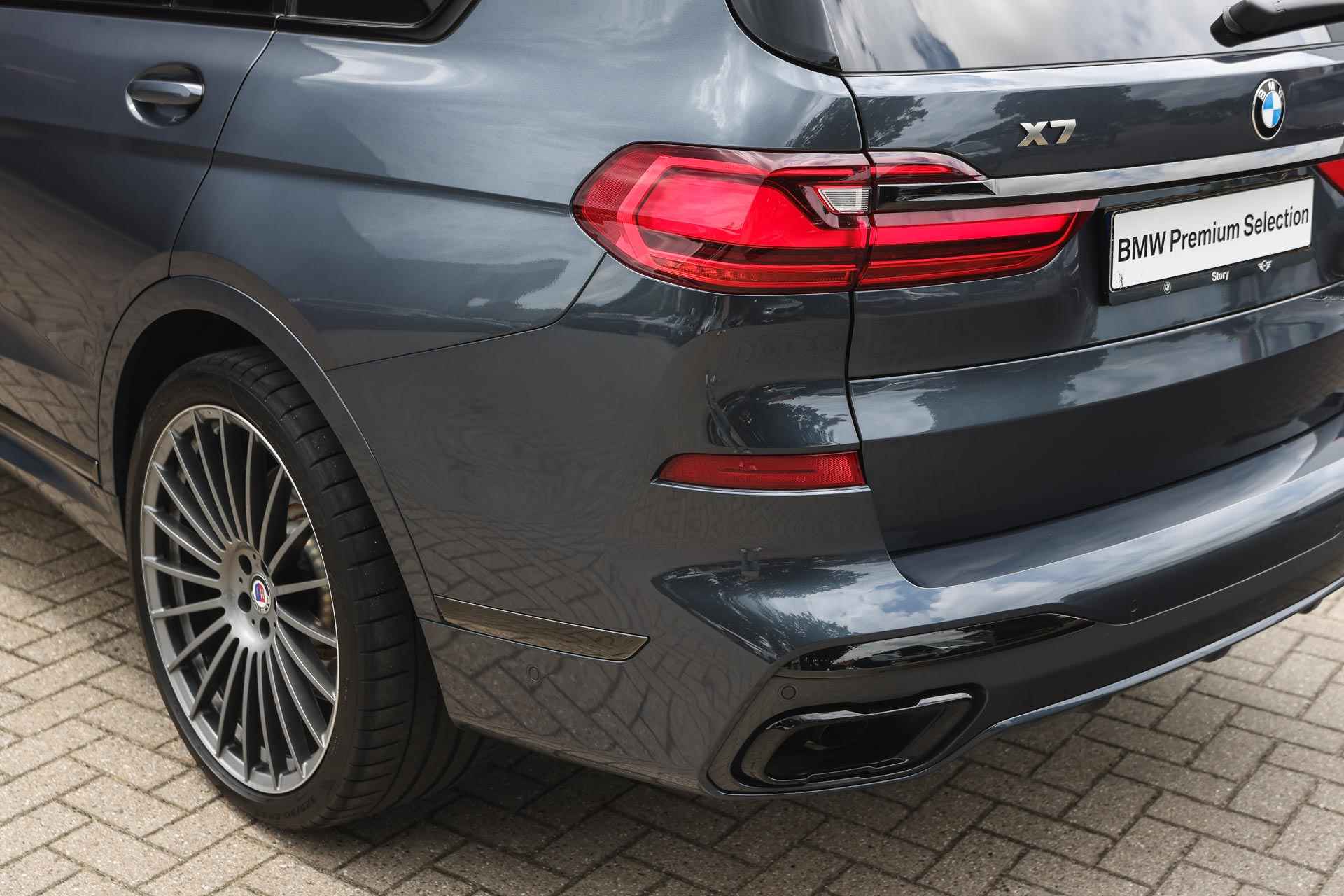 BMW X7 M50i High Executive Automaat / Active Steering / Stoelventilatie / Laserlight / Soft Close / Head-Up / Gesture Control / Parking Assistant Plus / Alpina wielen 23 inch - 49/53