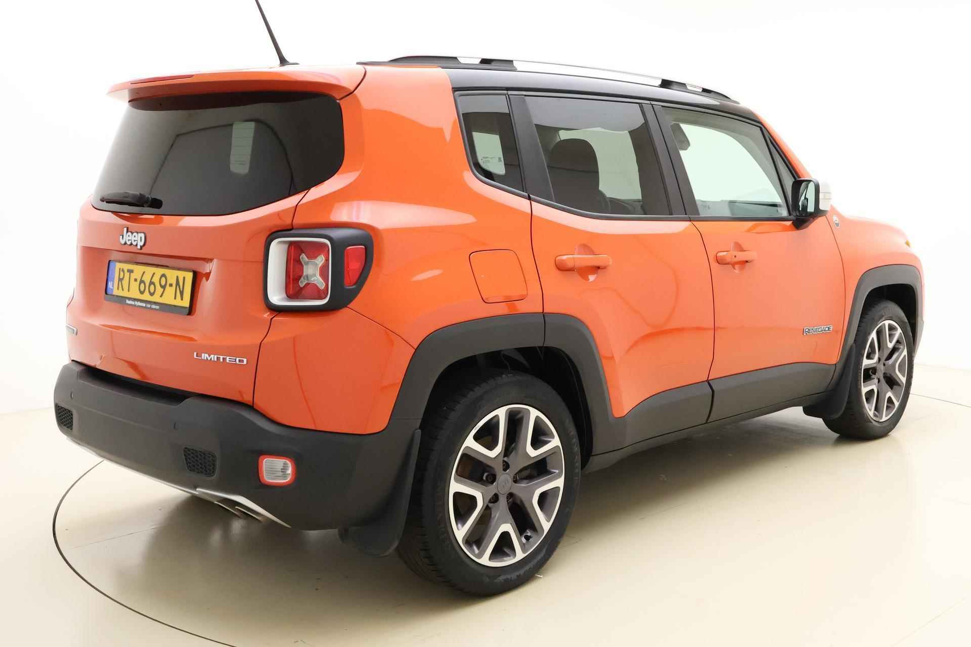 Jeep Renegade 1.6 MultiJet Limited | Navigatie | Lederen bekleding | Climate control | Stoel & Stuurverwarming | Dakrails | Lichtmetalen velgen - 3/35